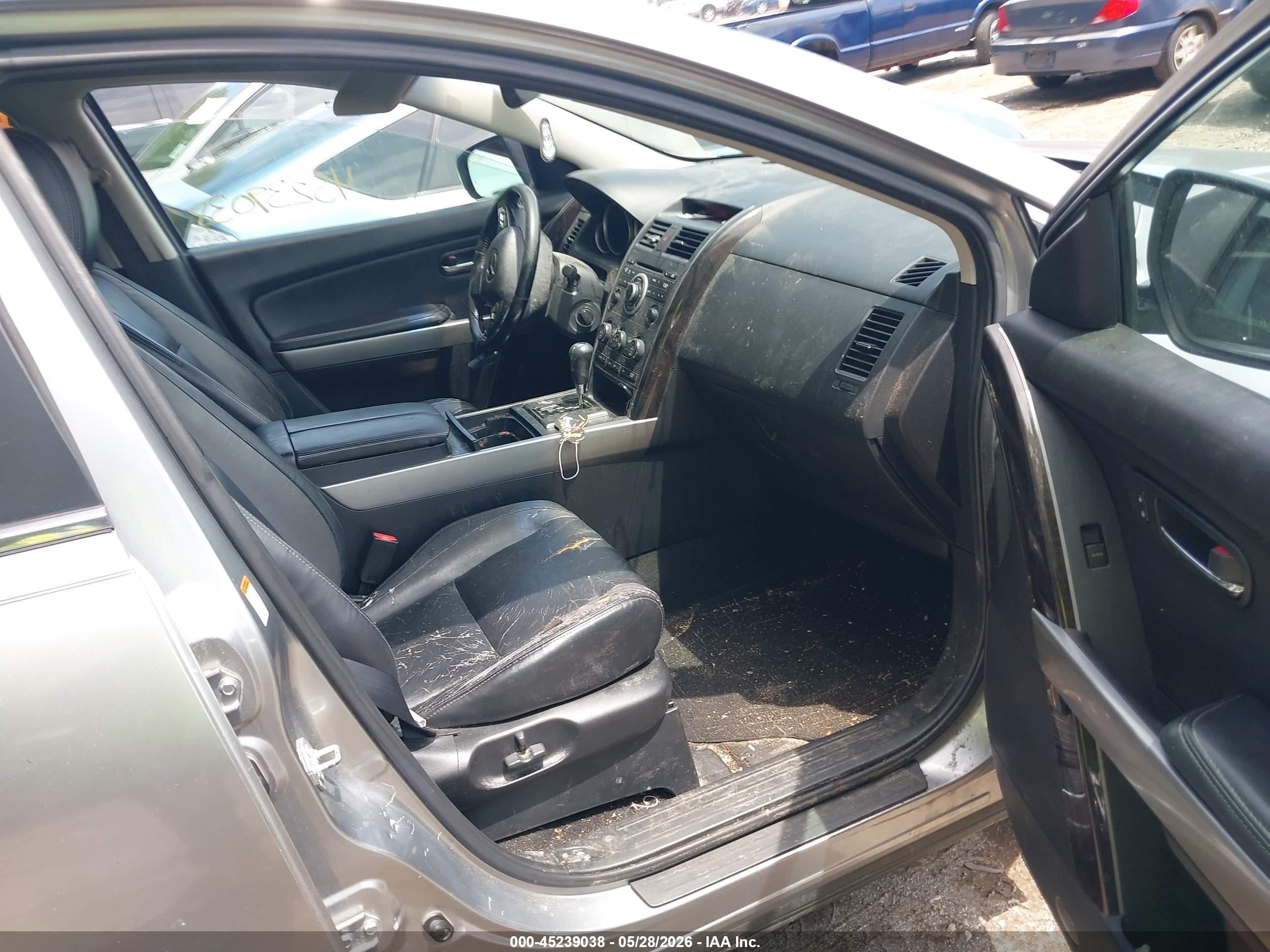 2011 Mazda Cx-9 Grand Touring Silver vin: JM3TB2DA7B0315040