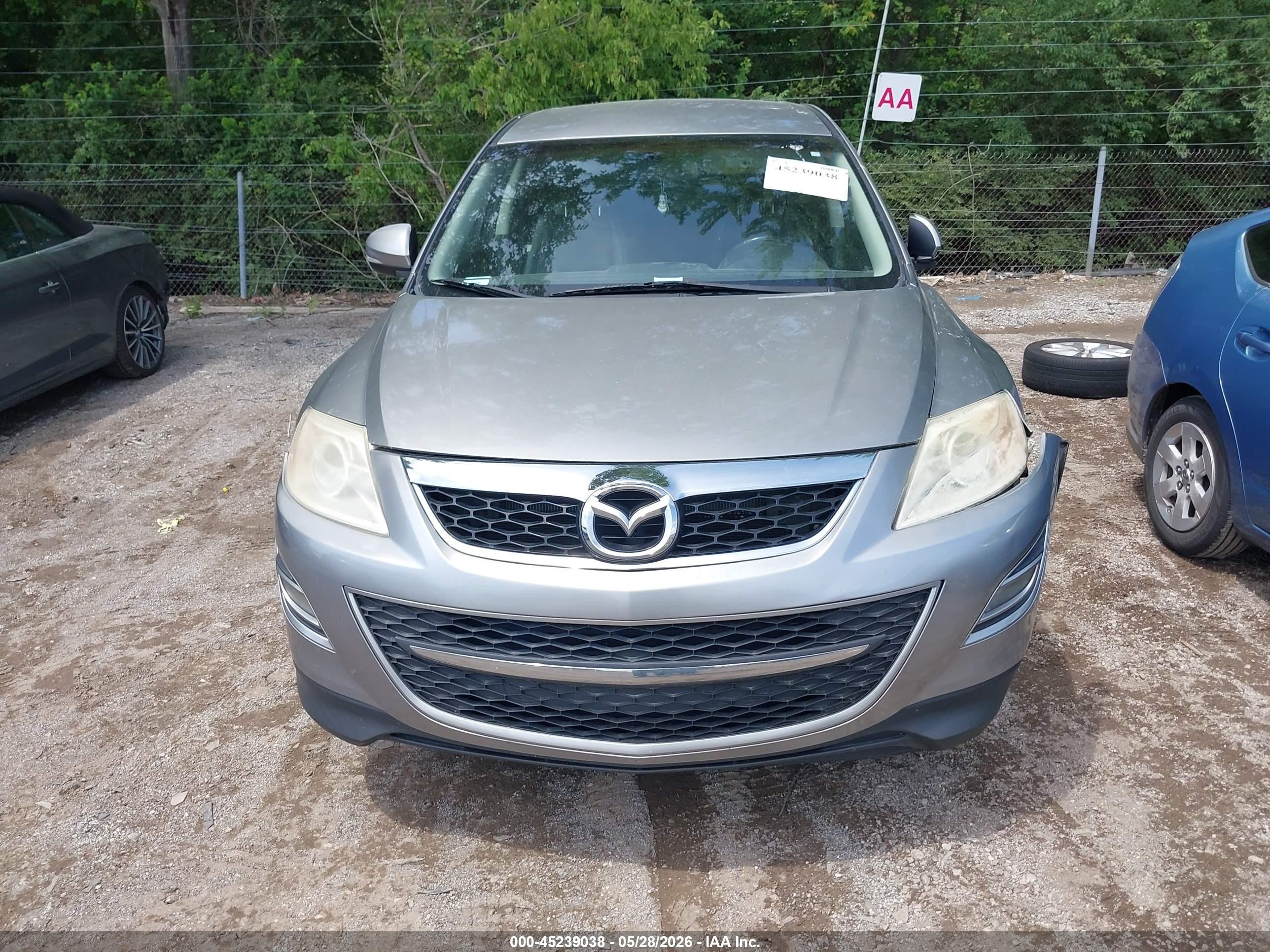 2011 Mazda Cx-9 Grand Touring Silver vin: JM3TB2DA7B0315040