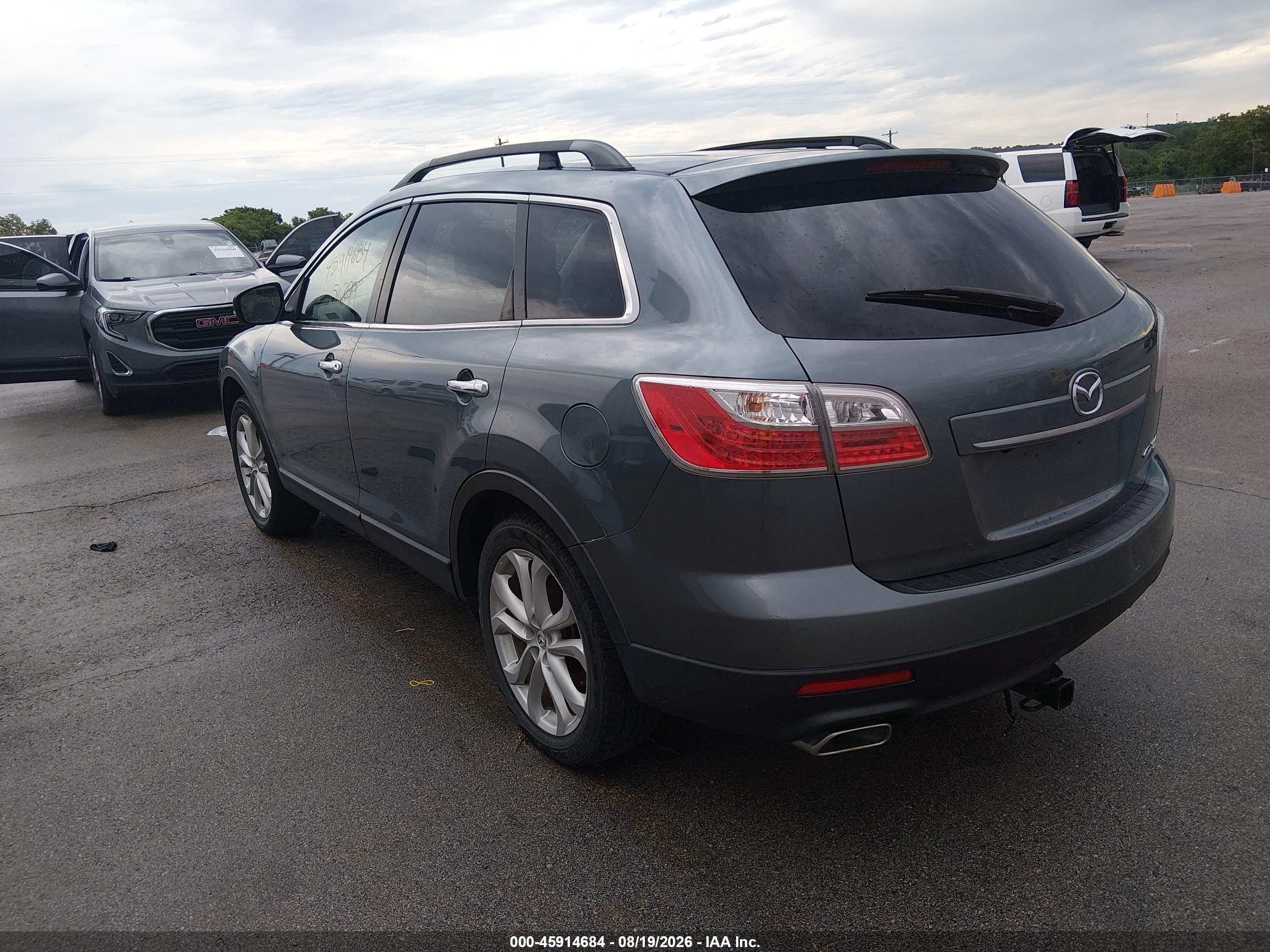 2012 Mazda Cx-9 Grand Touring Gray vin: JM3TB2DA7C0358780
