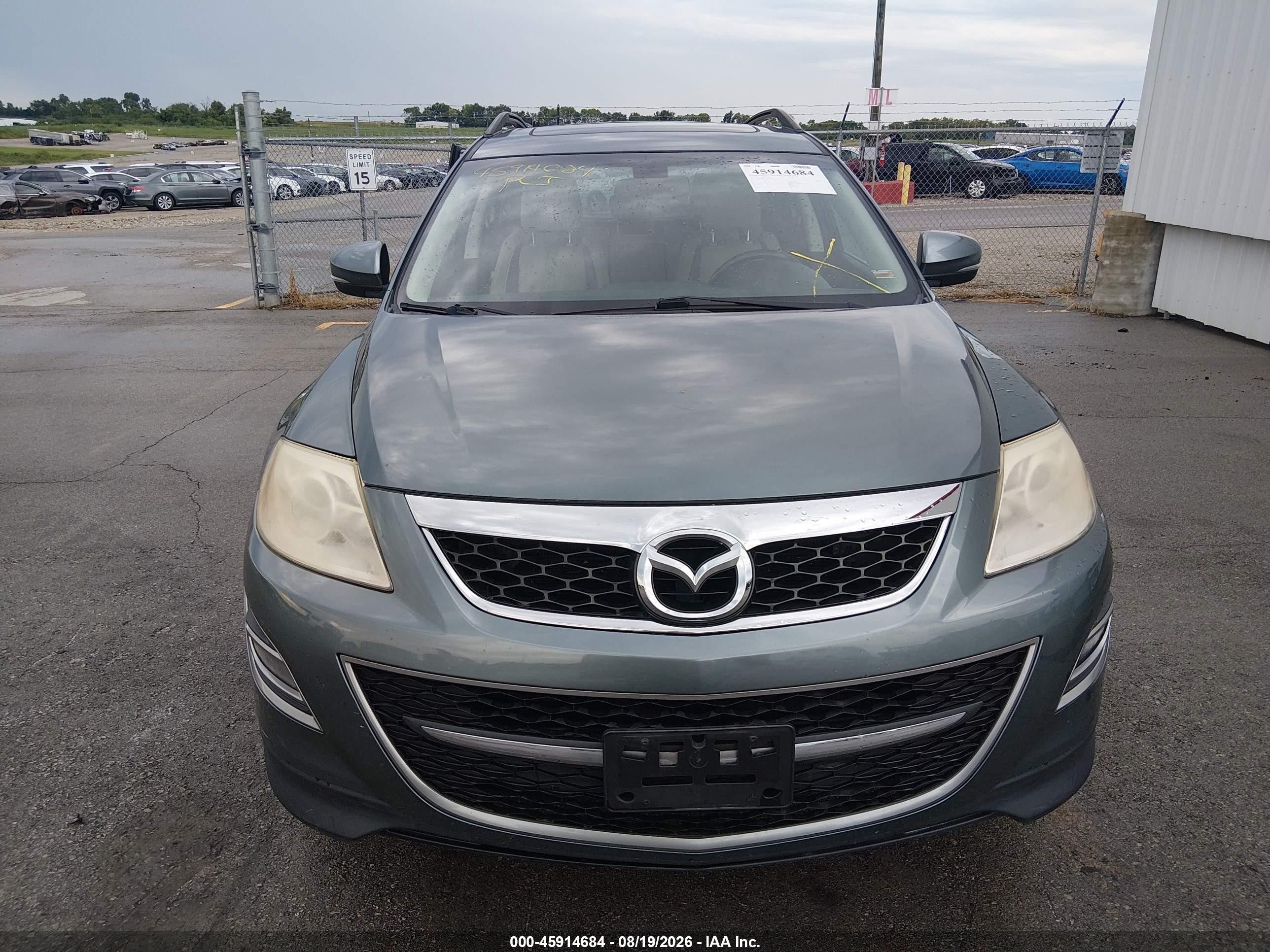 2012 Mazda Cx-9 Grand Touring Gray vin: JM3TB2DA7C0358780