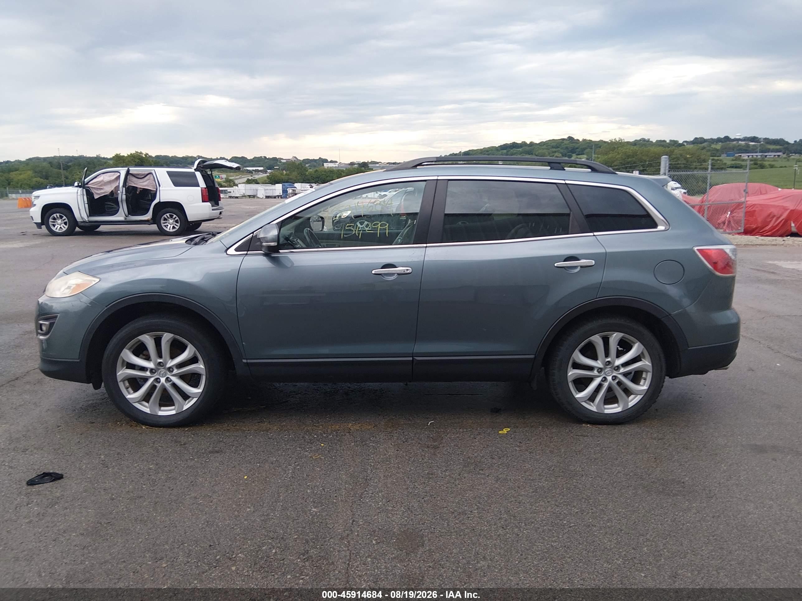 2012 Mazda Cx-9 Grand Touring Gray vin: JM3TB2DA7C0358780