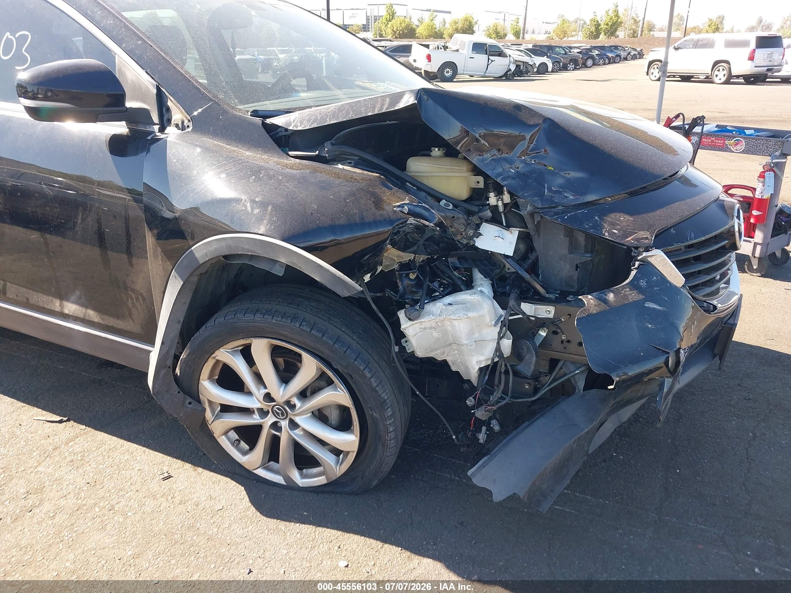 2013 Mazda Cx-9 Grand Touring Black vin: JM3TB2DA7D0421393