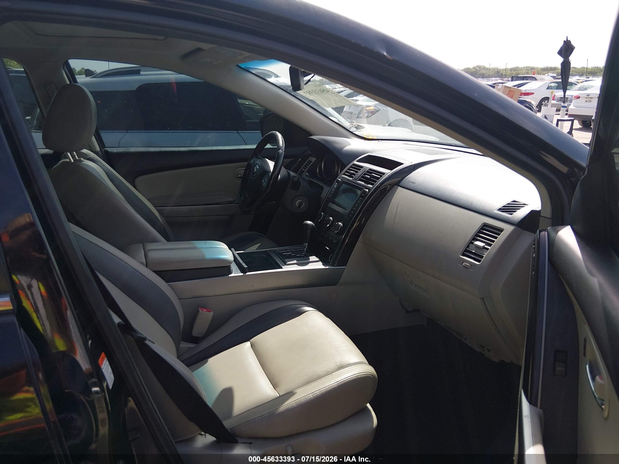 2011 Mazda Cx-9 Grand Touring Black vin: JM3TB2DA8B0319615