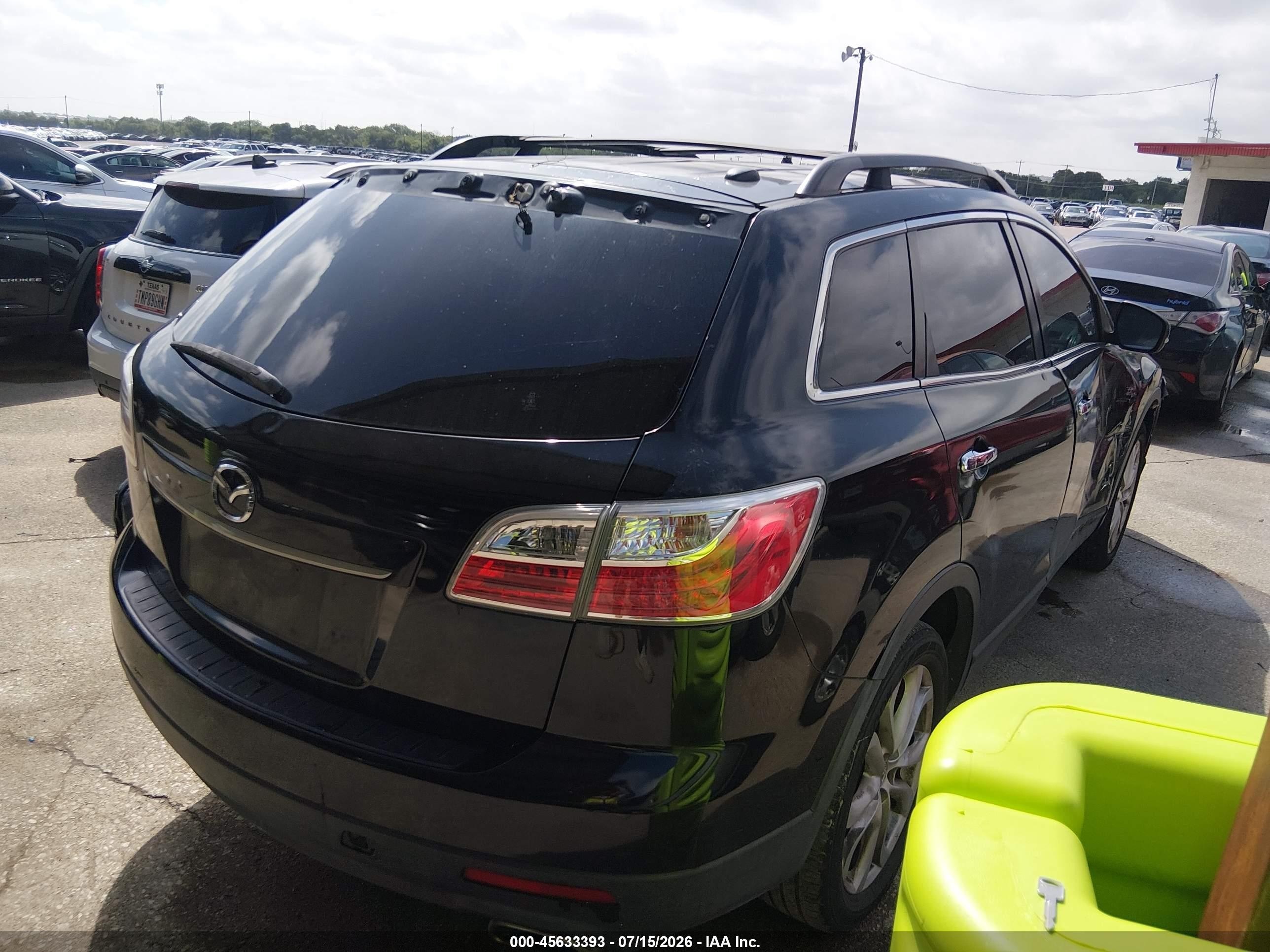 2011 Mazda Cx-9 Grand Touring Black vin: JM3TB2DA8B0319615