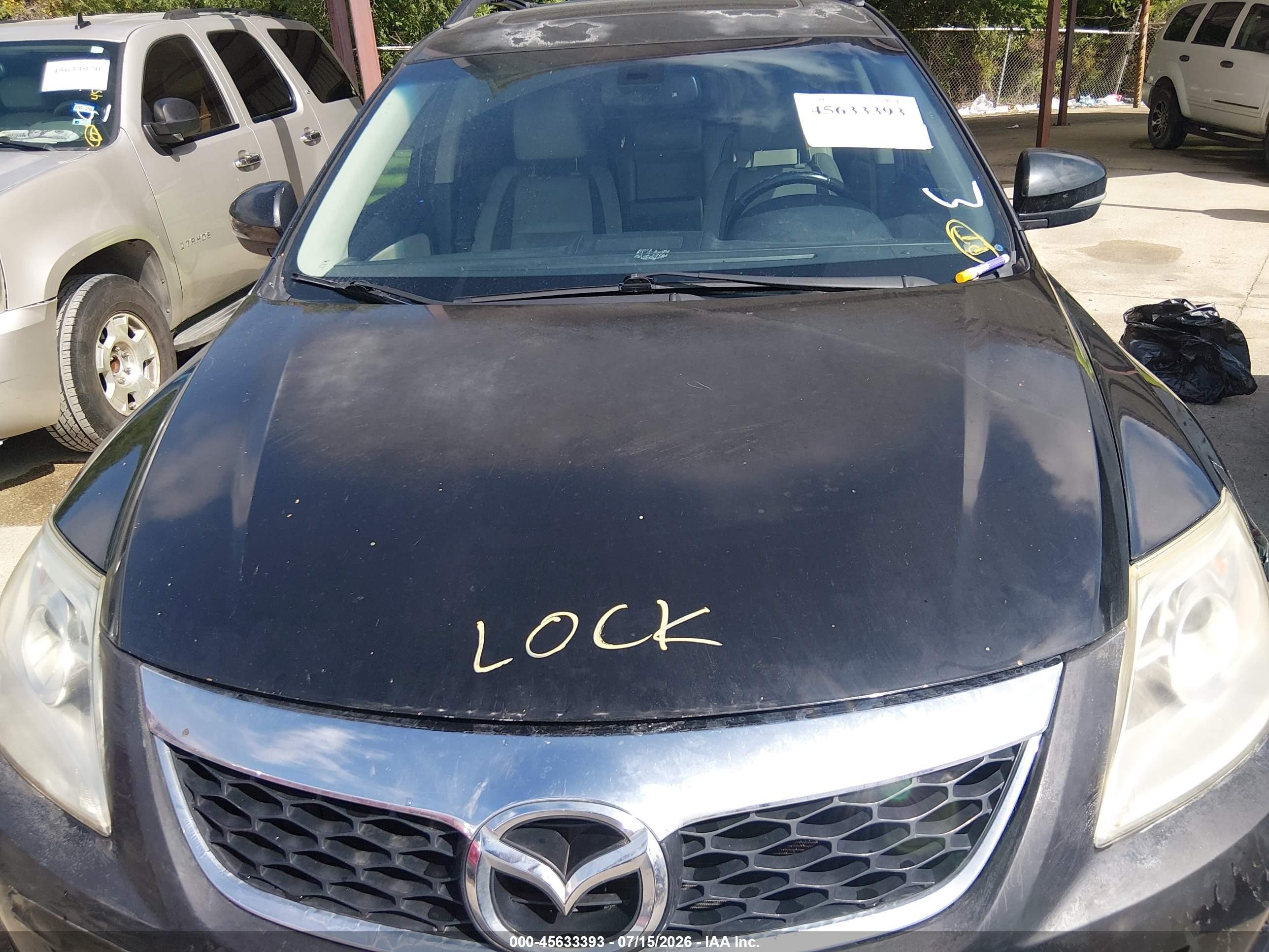 2011 Mazda Cx-9 Grand Touring Black vin: JM3TB2DA8B0319615