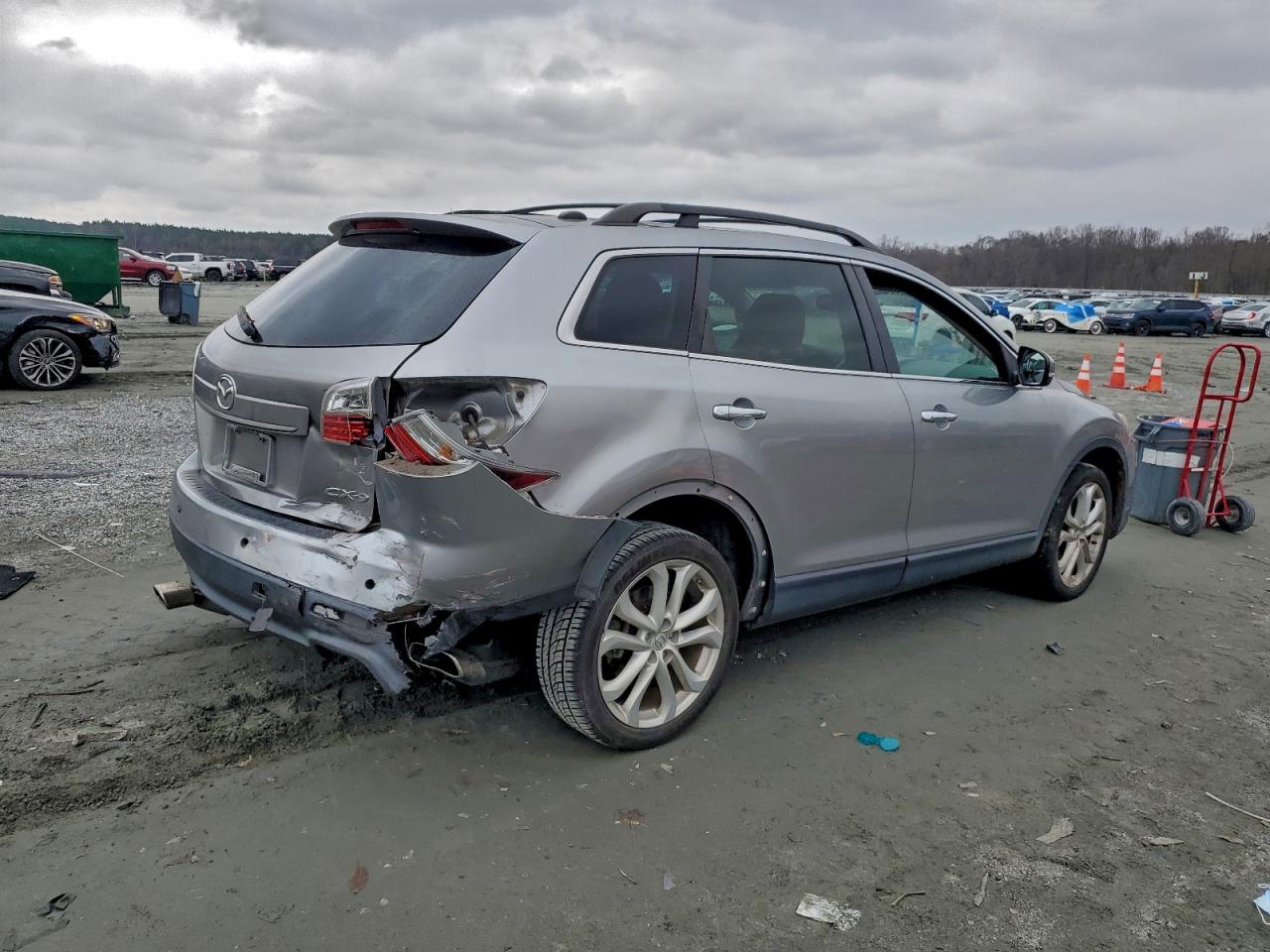2012 Mazda Cx-9 Silver vin: JM3TB2DA8C0357587