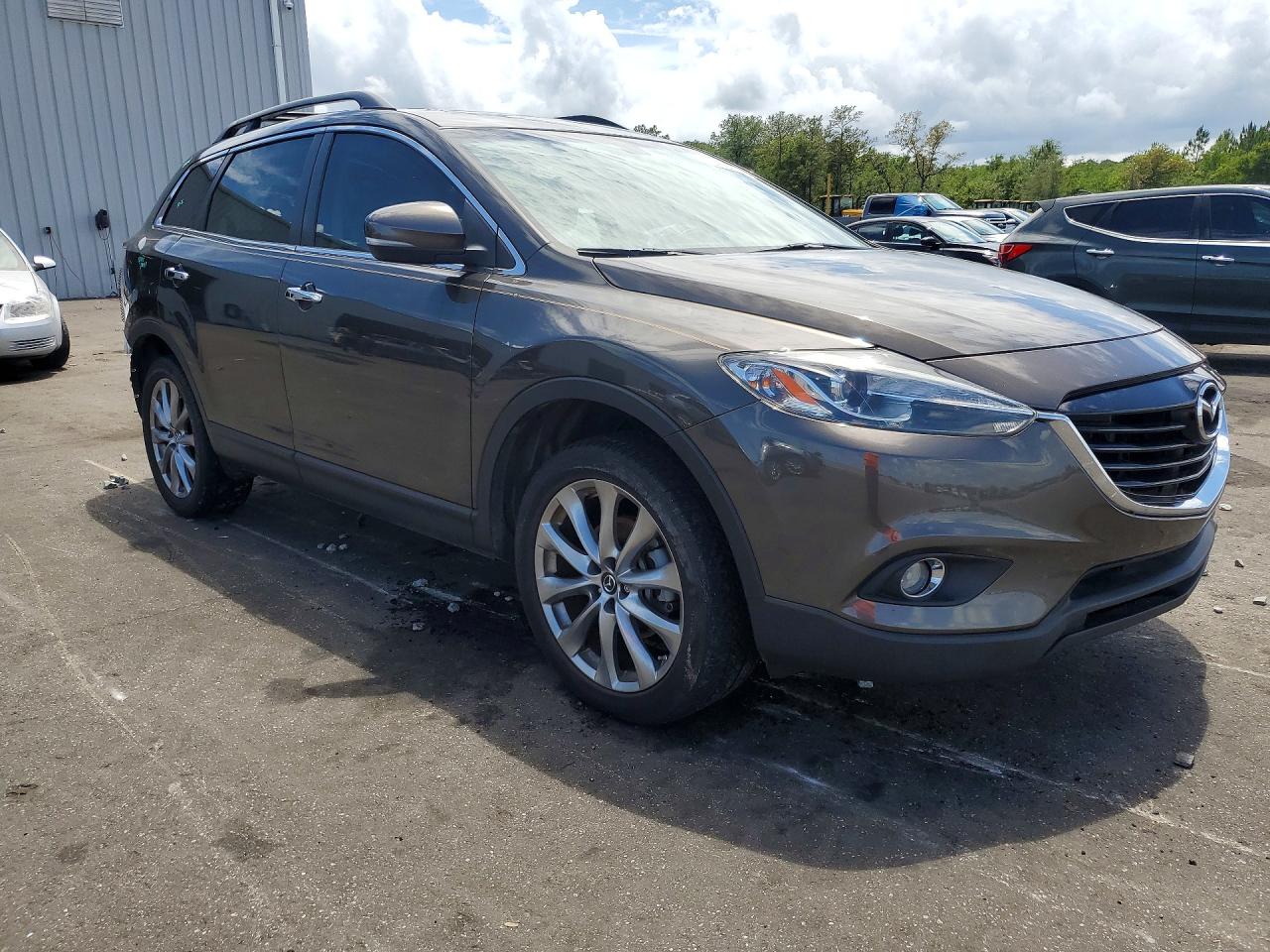 2015 Mazda Cx-9 Grand Touring Gray vin: JM3TB2DA8F0465342