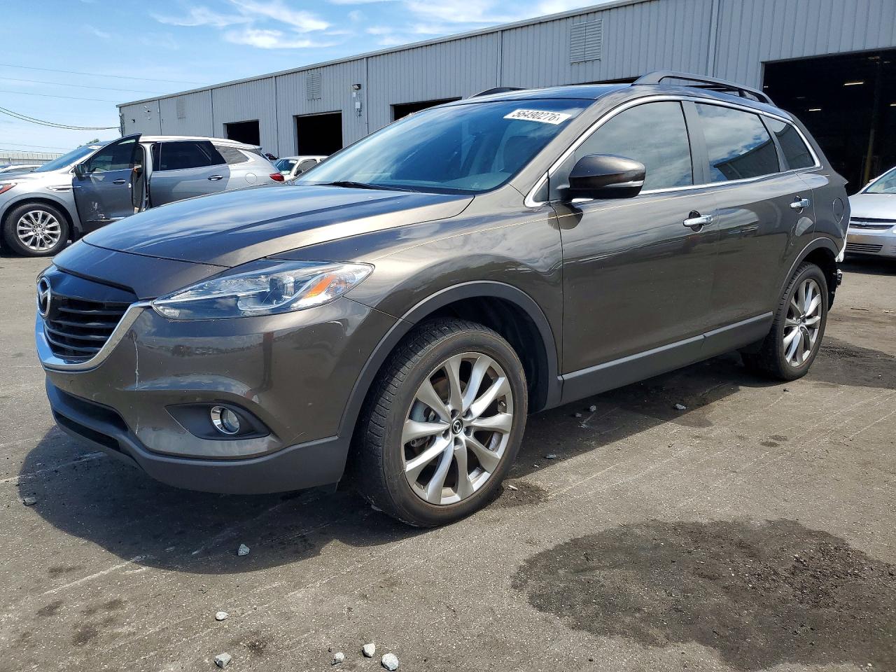 2015 Mazda Cx-9 Grand Touring Gray vin: JM3TB2DA8F0465342