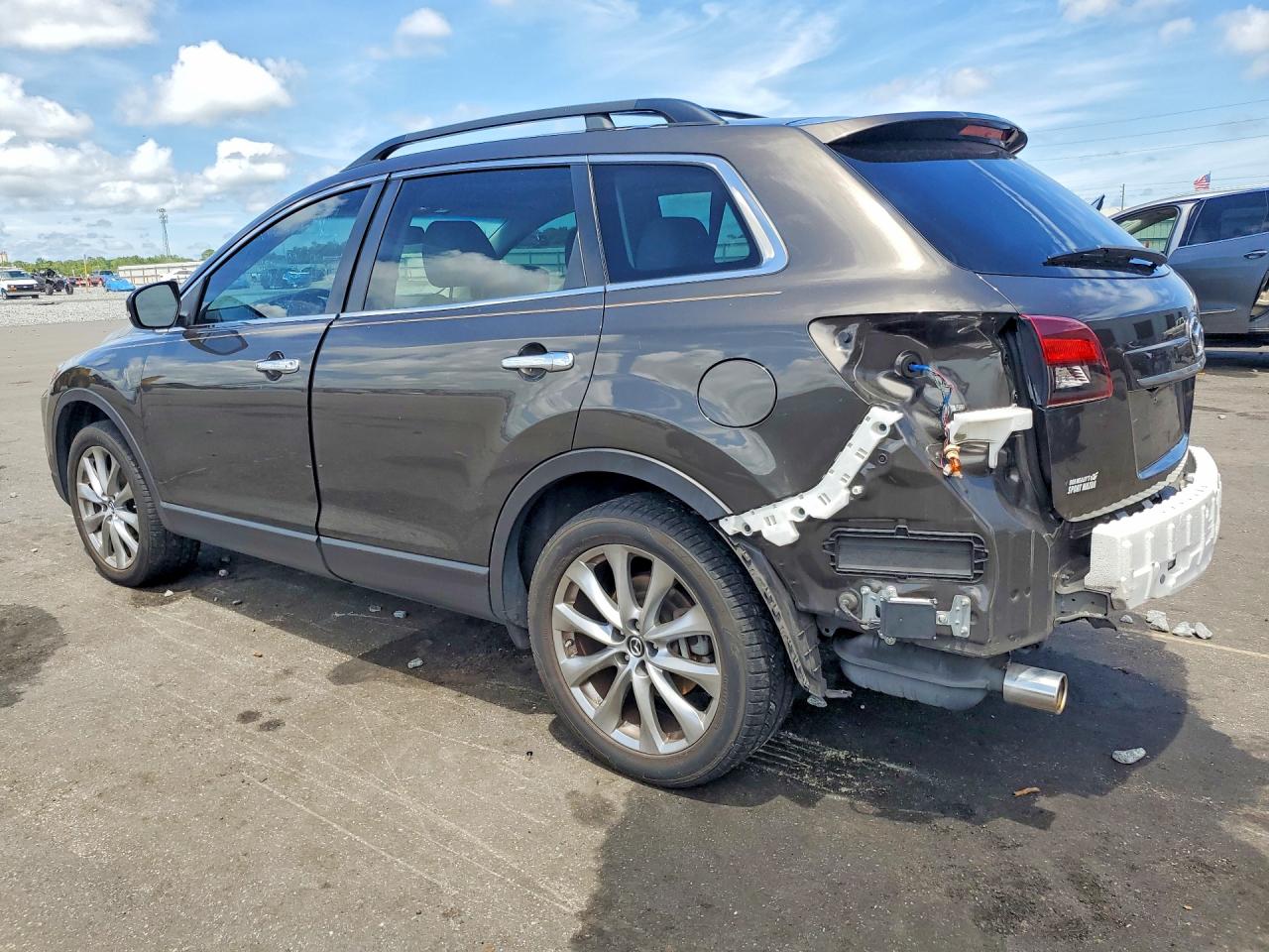 2015 Mazda Cx-9 Grand Touring Gray vin: JM3TB2DA8F0465342