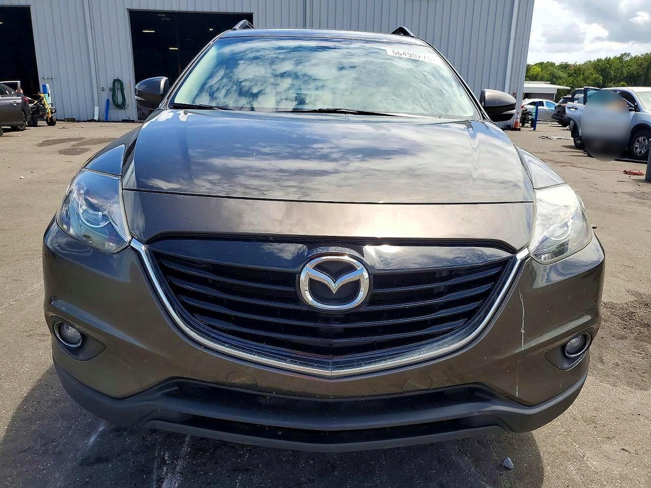 2015 Mazda Cx-9 Grand Touring Gray vin: JM3TB2DA8F0465342