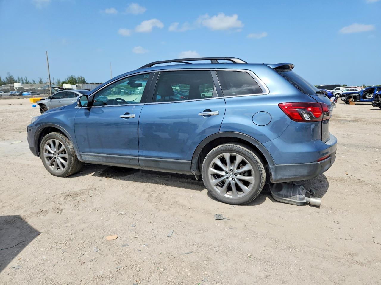 2015 Mazda Cx-9 Grand Touring Blue vin: JM3TB2DA8F0469682