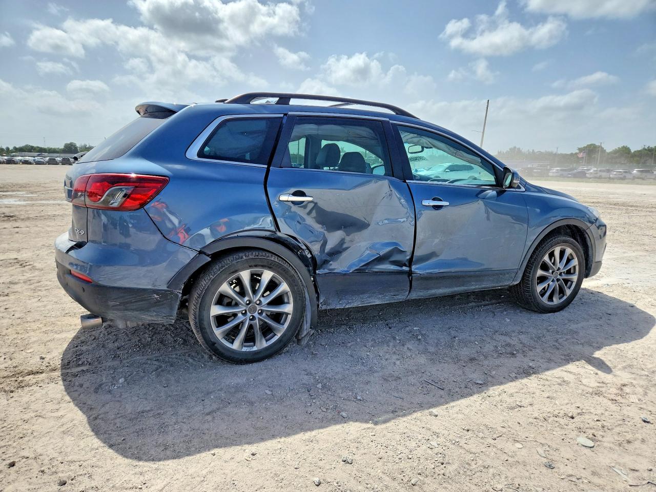 2015 Mazda Cx-9 Grand Touring Blue vin: JM3TB2DA8F0469682