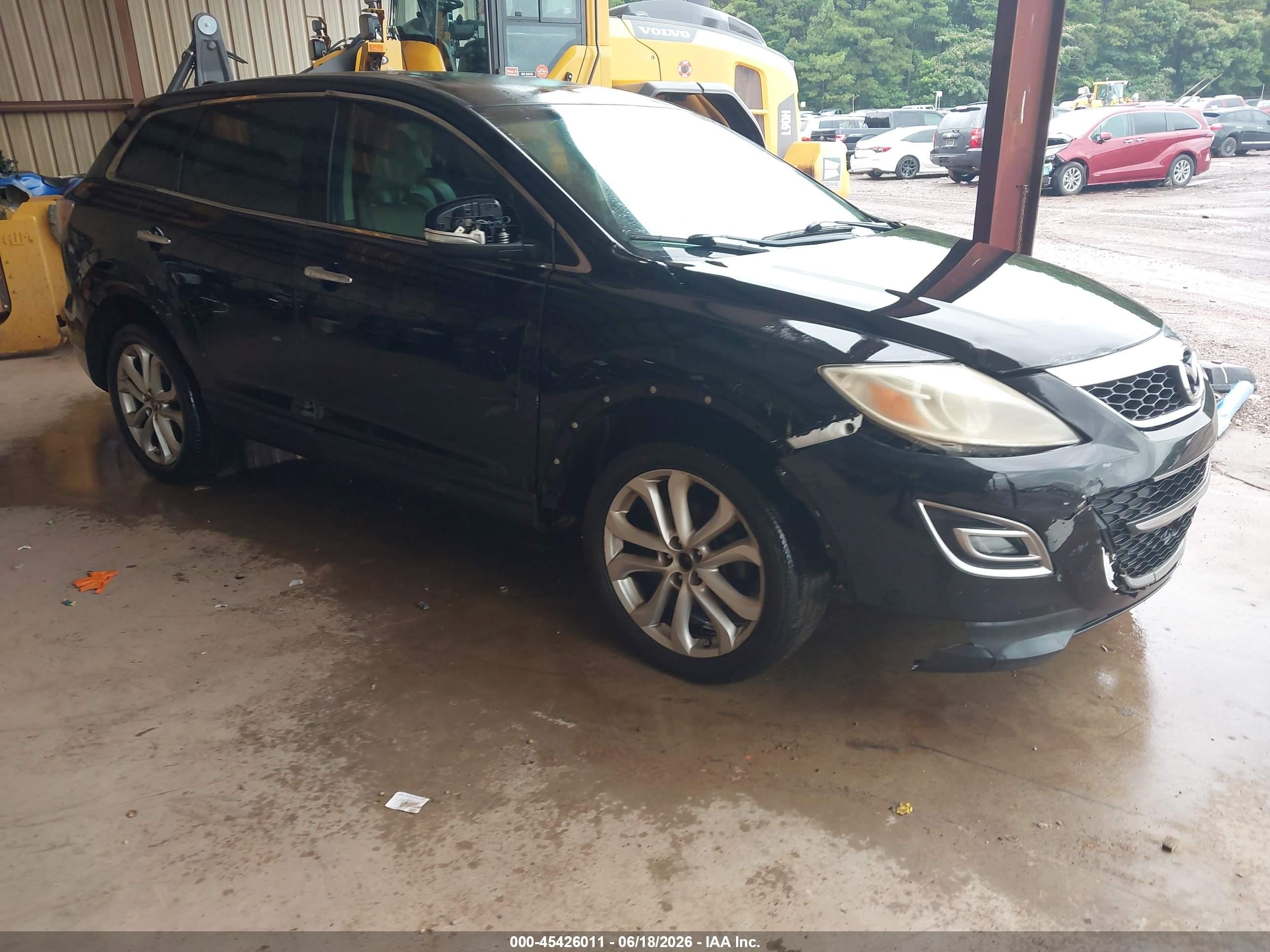 2011 Mazda Cx-9 Grand Touring Black vin: JM3TB2DA9B0309949