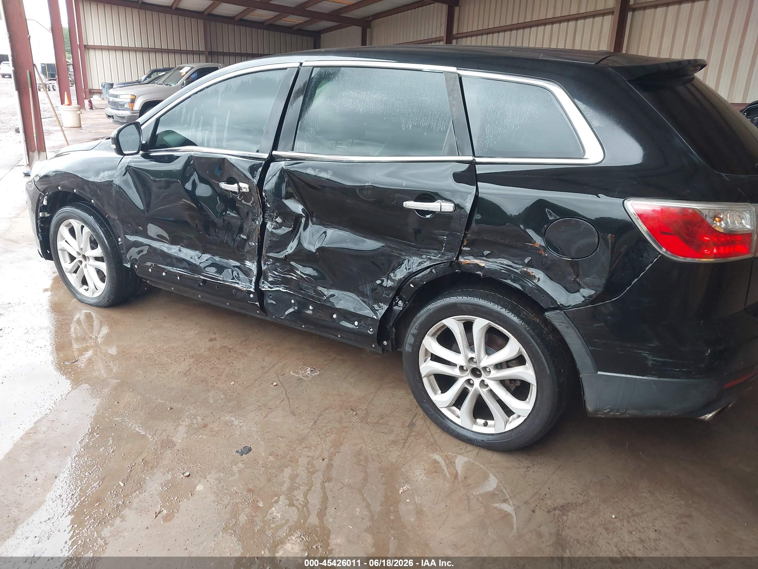 2011 Mazda Cx-9 Grand Touring Black vin: JM3TB2DA9B0309949