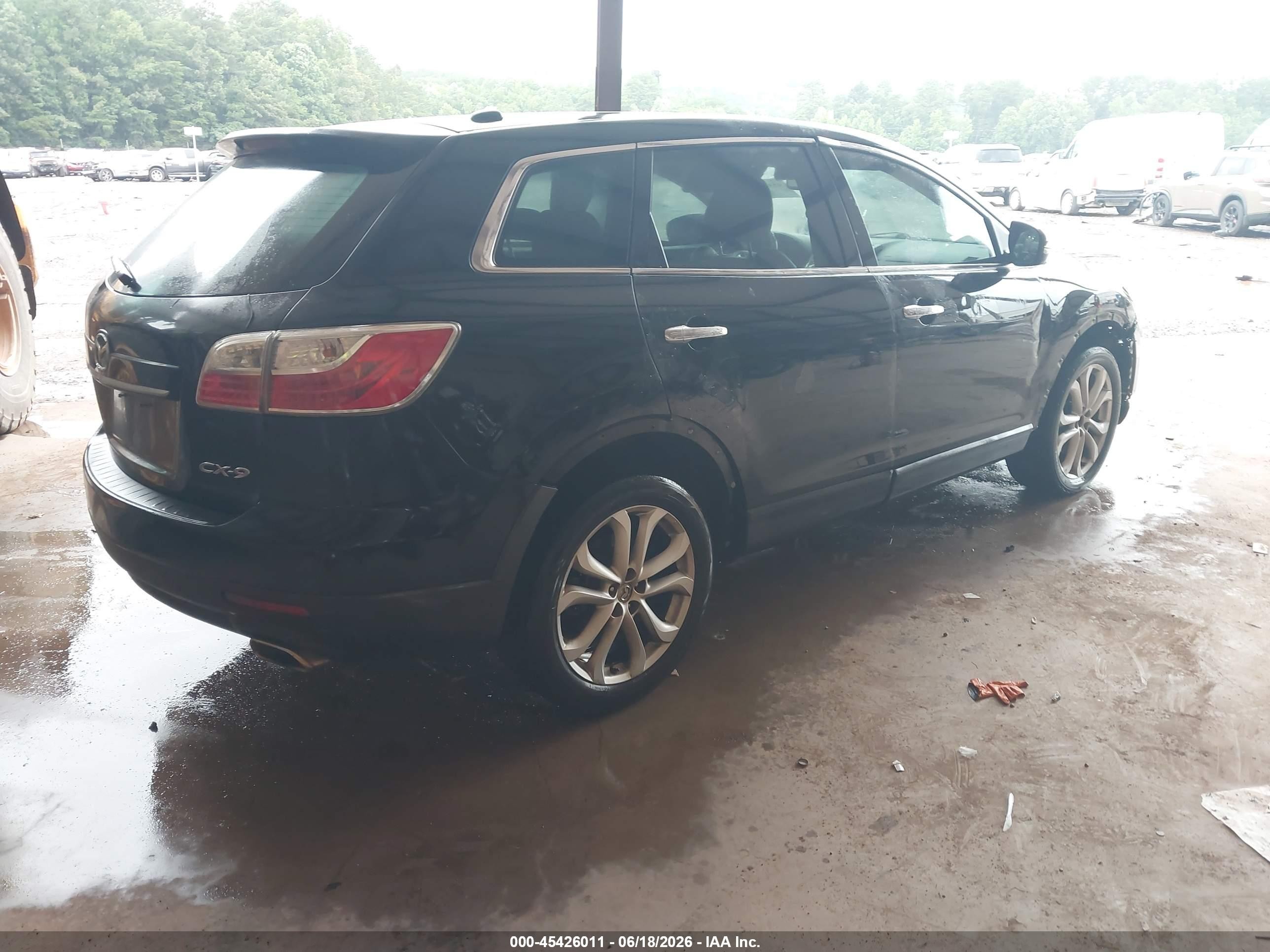 2011 Mazda Cx-9 Grand Touring Black vin: JM3TB2DA9B0309949