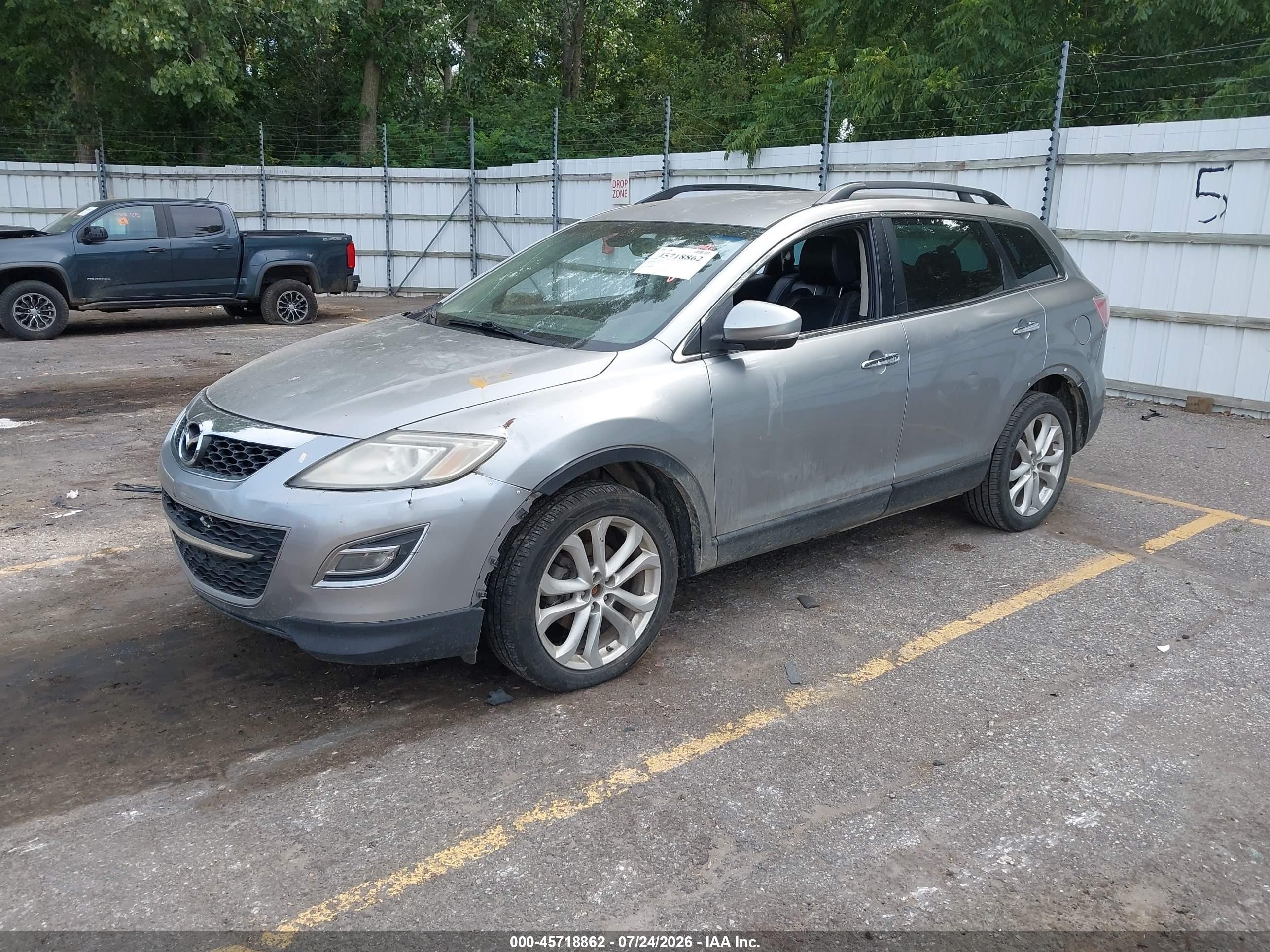 2011 Mazda Cx-9 Grand Touring Серый vin: JM3TB2DA9B0322278