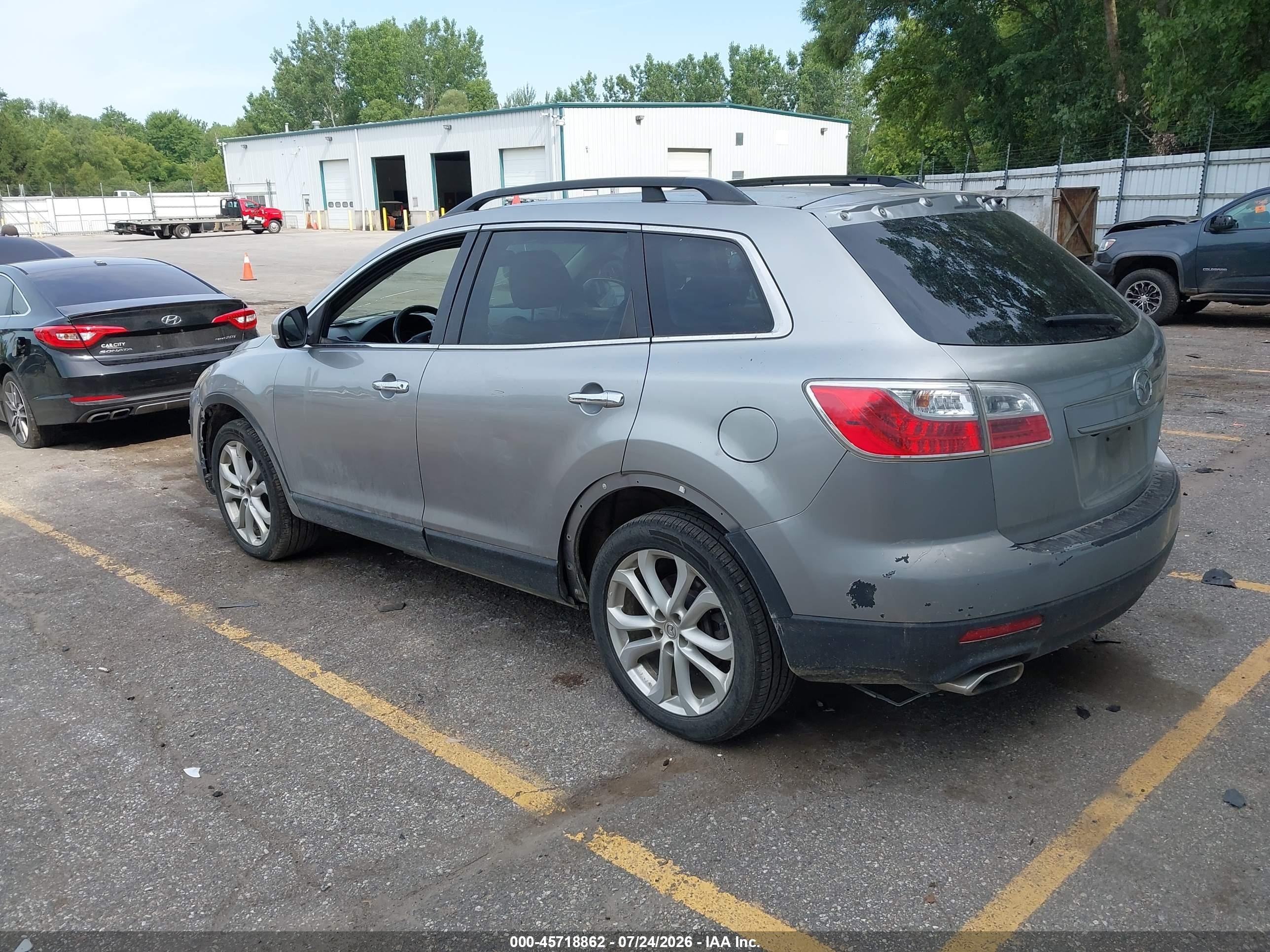 2011 Mazda Cx-9 Grand Touring Серый vin: JM3TB2DA9B0322278