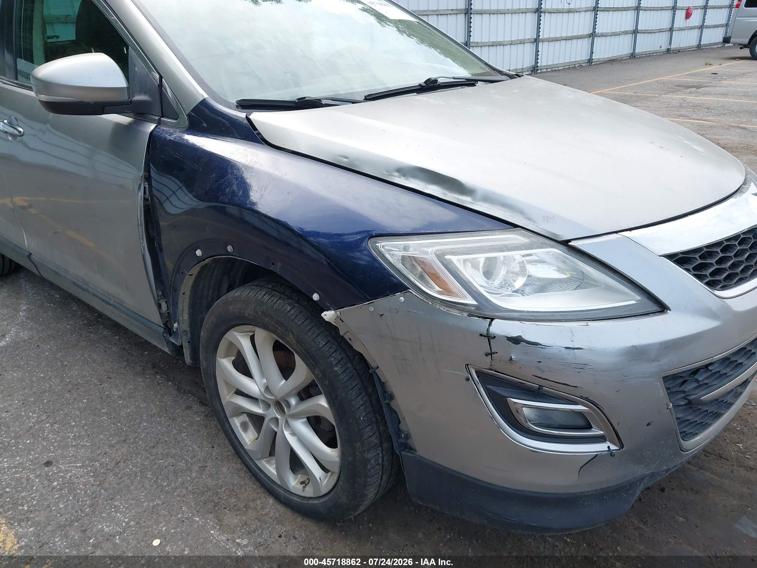 2011 Mazda Cx-9 Grand Touring Серый vin: JM3TB2DA9B0322278