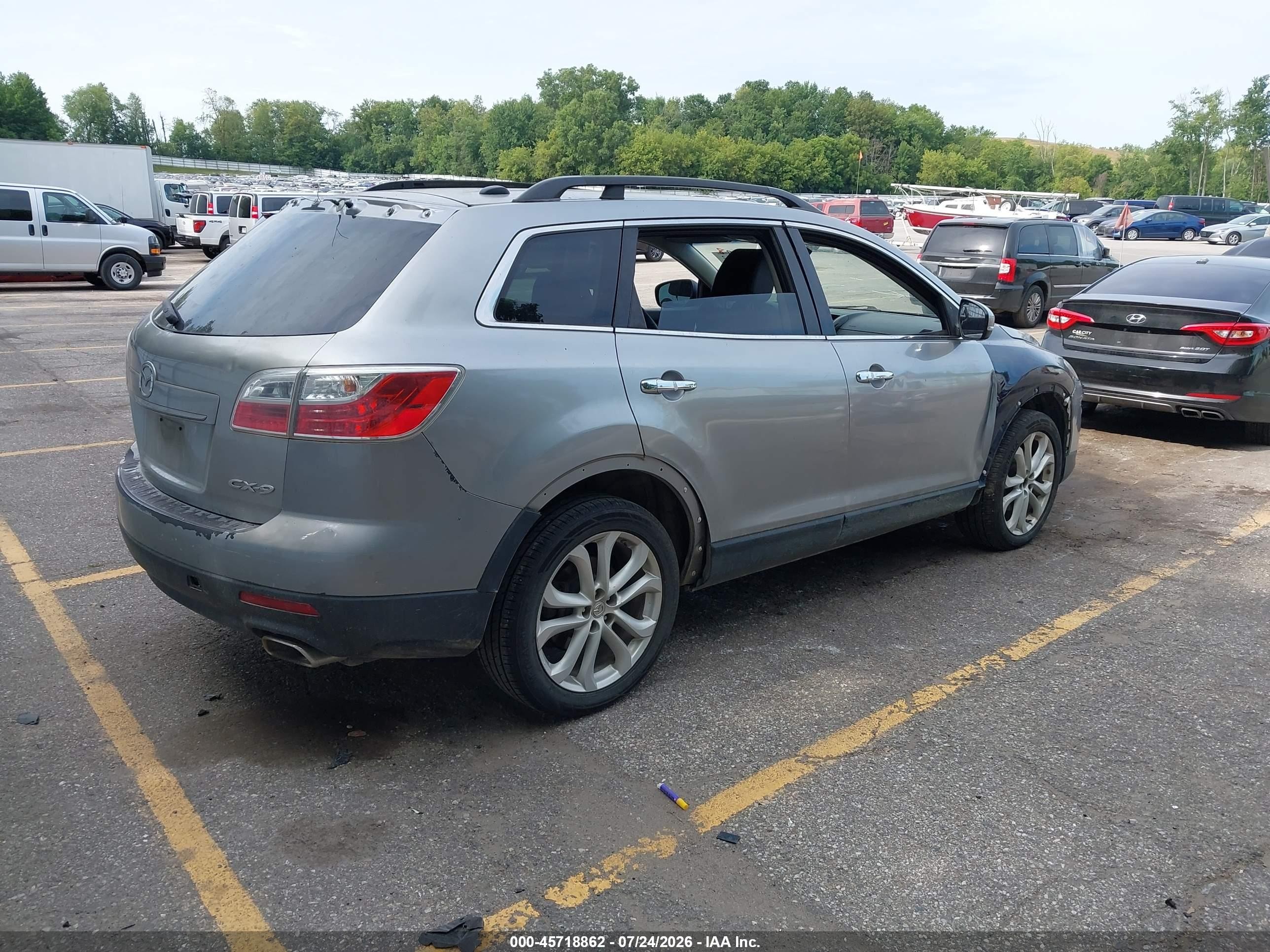 2011 Mazda Cx-9 Grand Touring Серый vin: JM3TB2DA9B0322278