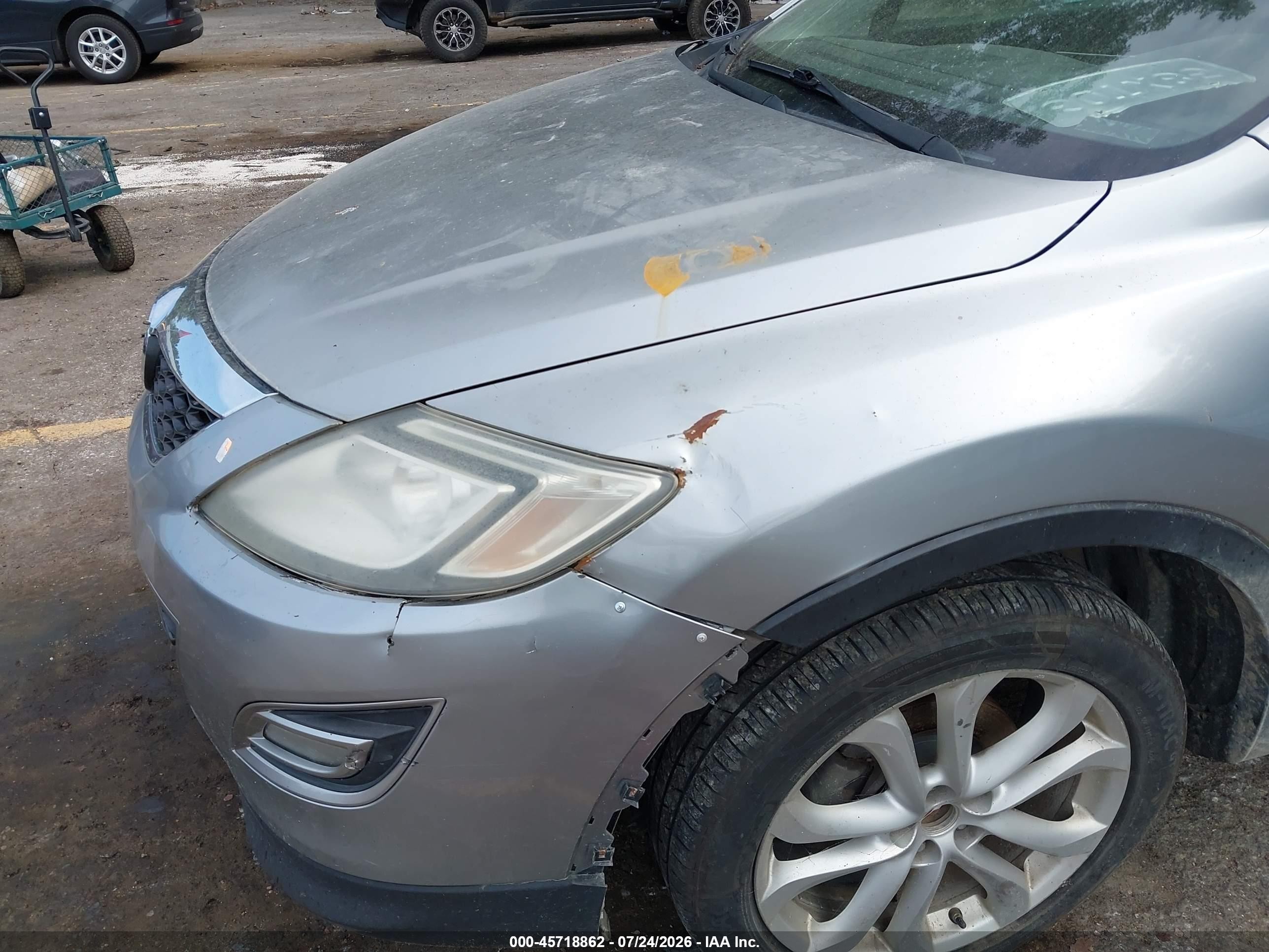 2011 Mazda Cx-9 Grand Touring Серый vin: JM3TB2DA9B0322278