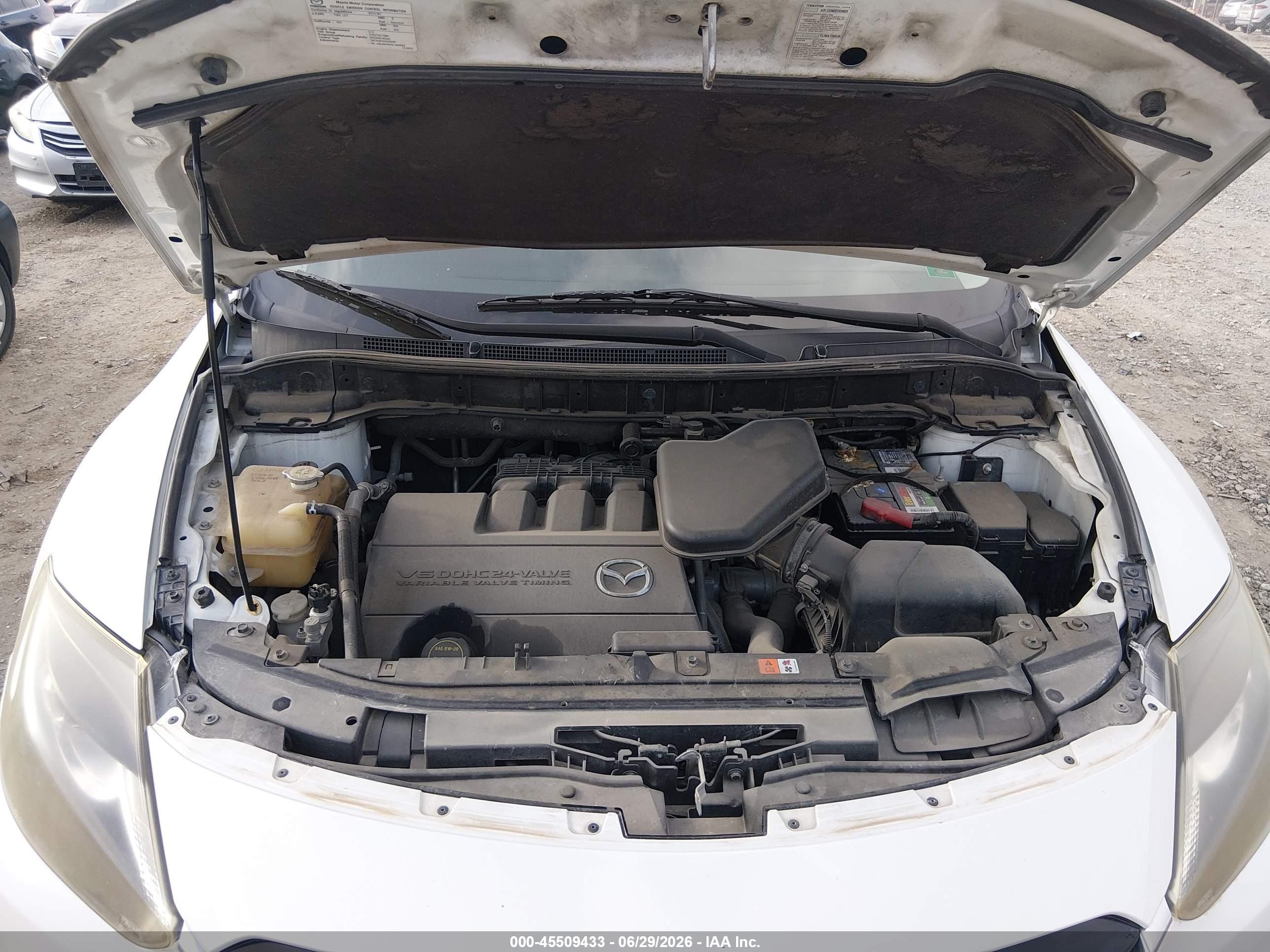 2013 Mazda Cx-9 Grand Touring White vin: JM3TB2DA9D0408662