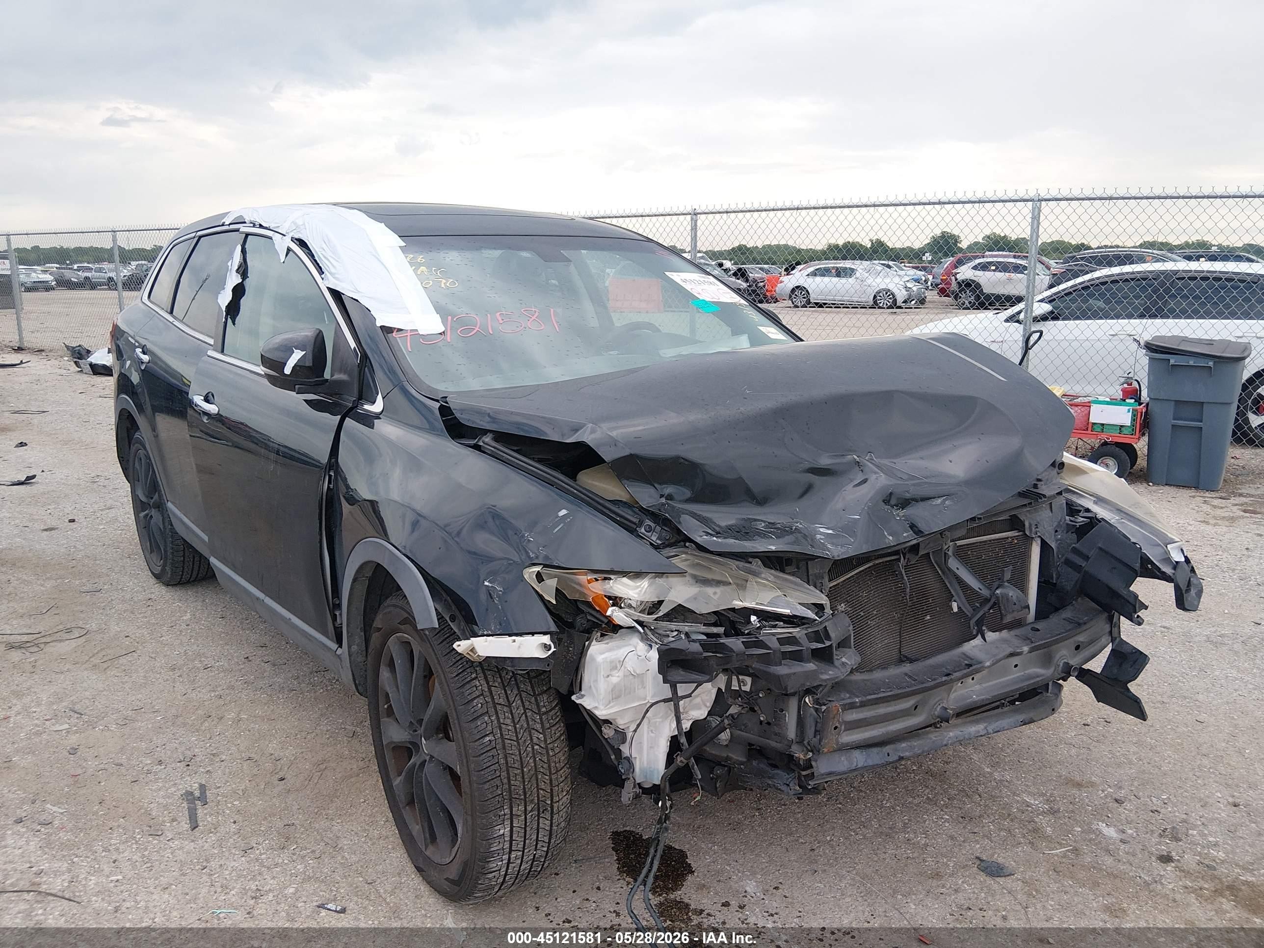 2014 Mazda Cx-9 Grand Touring Black vin: JM3TB2DA9E0431330