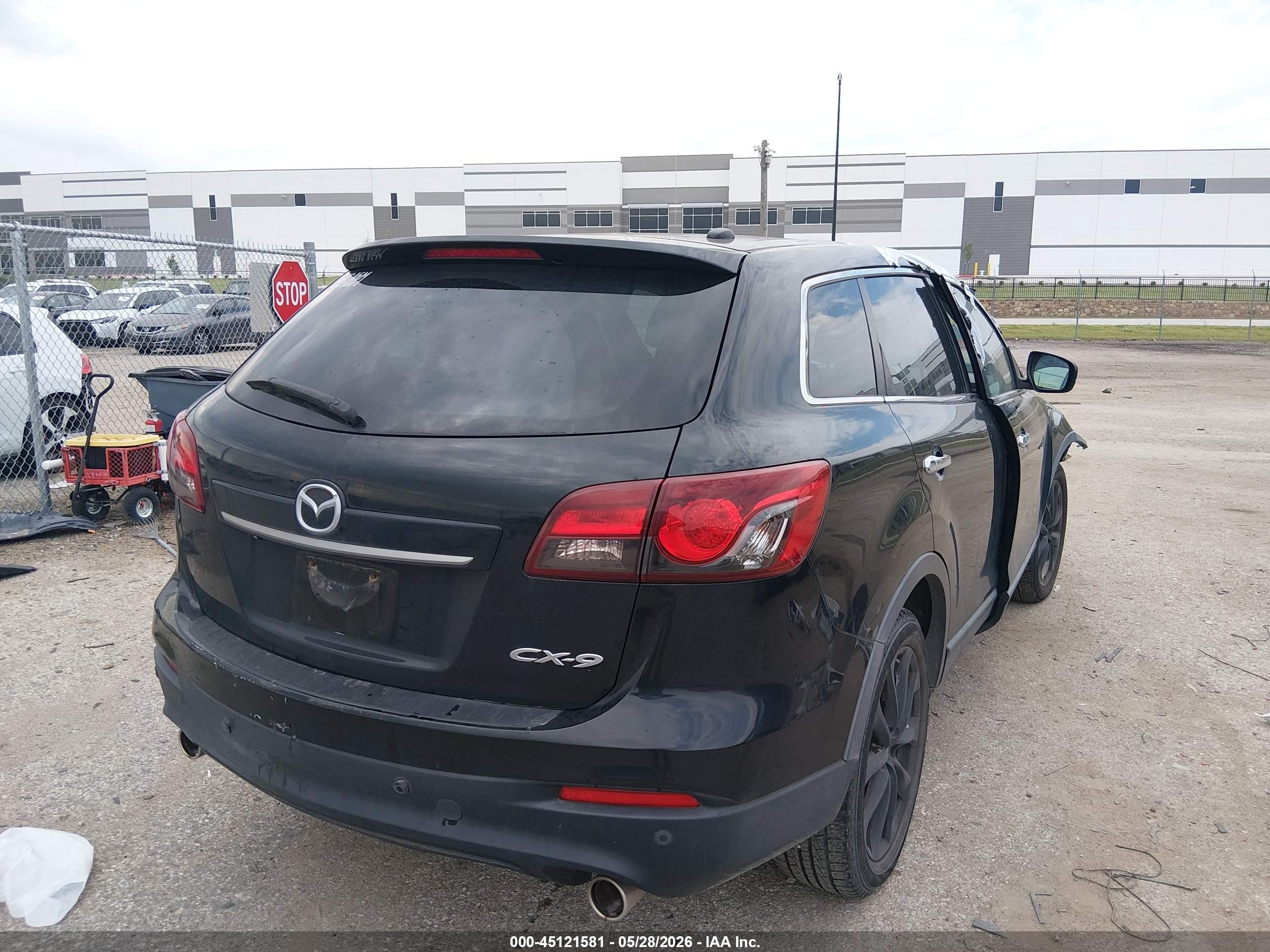 2014 Mazda Cx-9 Grand Touring Black vin: JM3TB2DA9E0431330