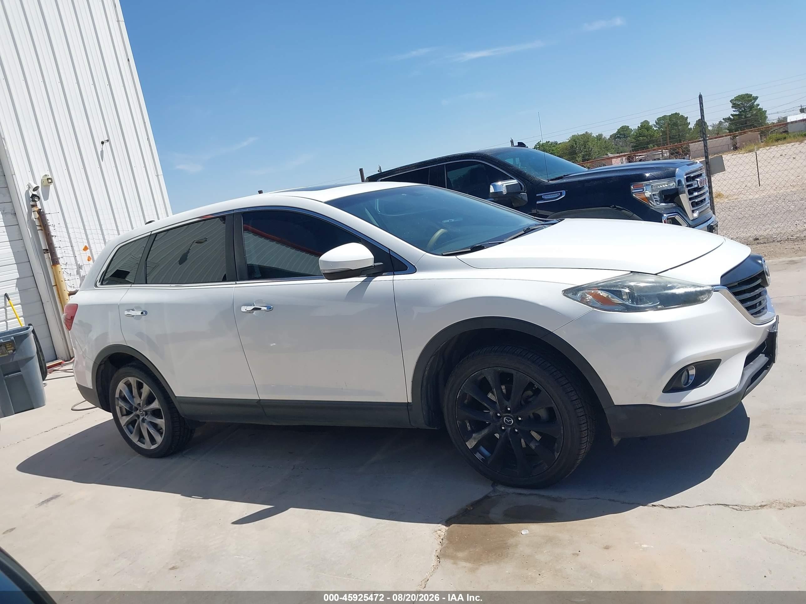 2015 Mazda Cx-9 Grand Touring White vin: JM3TB2DA9F0456178