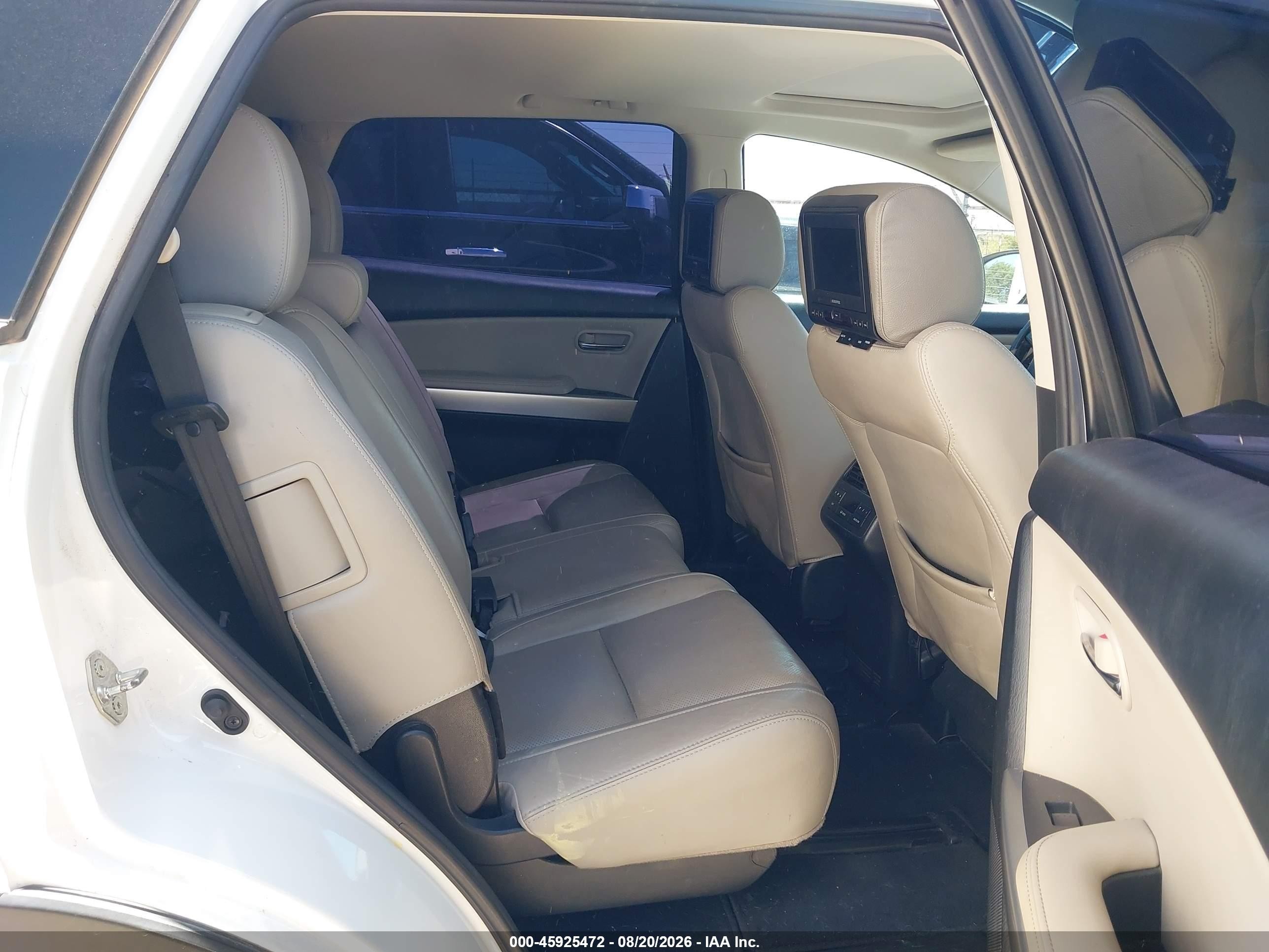 2015 Mazda Cx-9 Grand Touring White vin: JM3TB2DA9F0456178