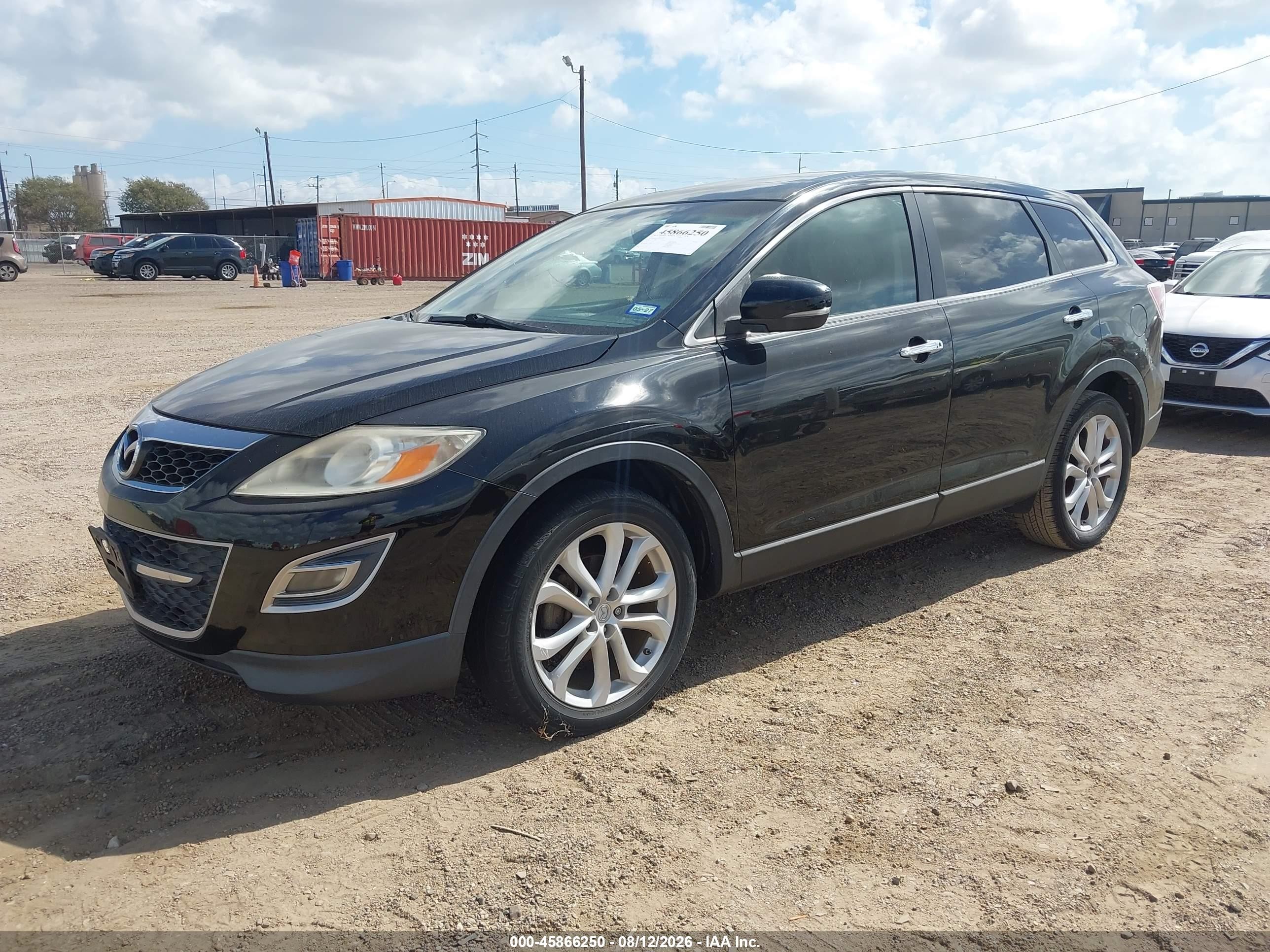 2011 Mazda Cx-9 Grand Touring Black vin: JM3TB2DAXB0310110