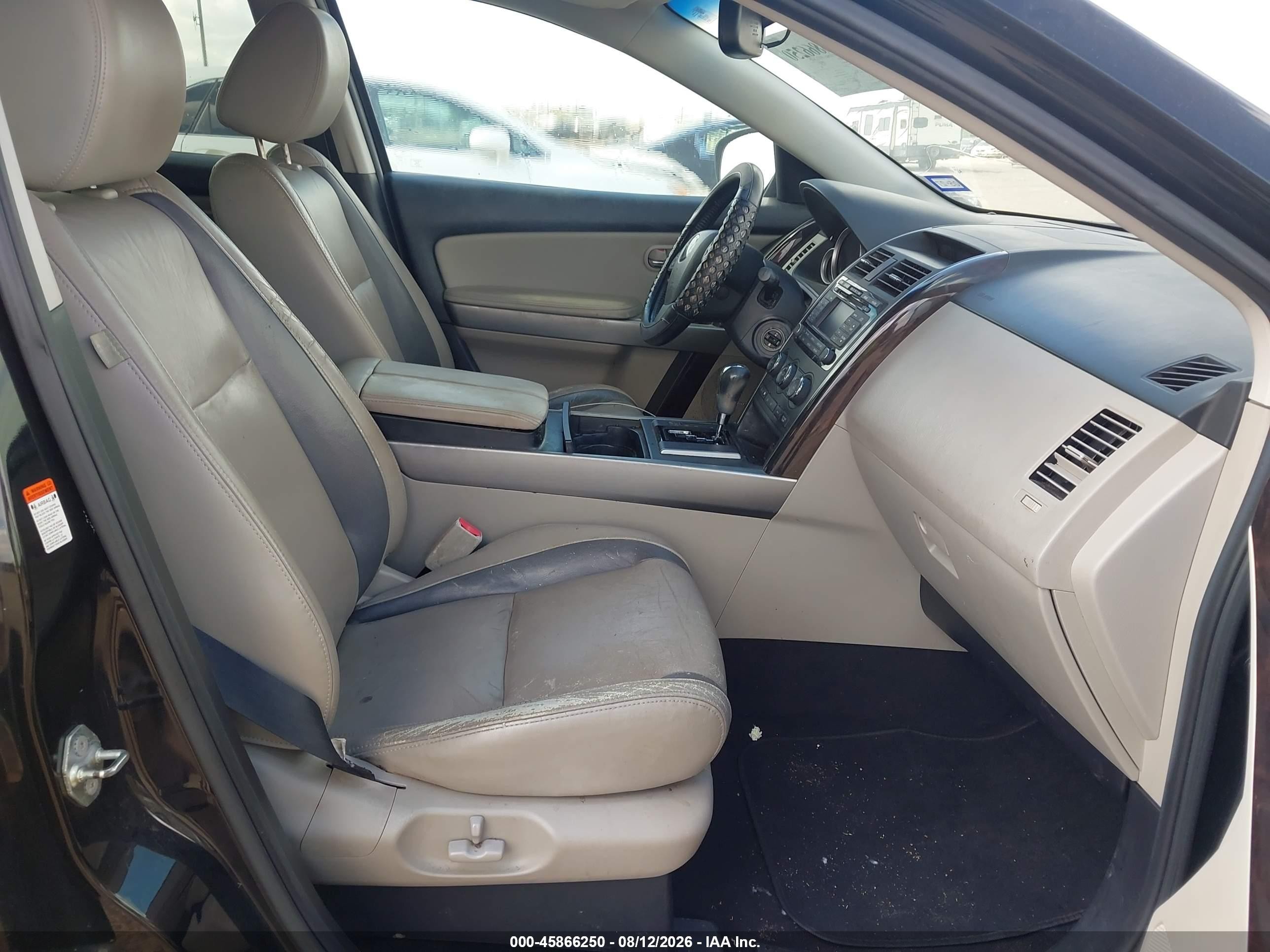 2011 Mazda Cx-9 Grand Touring Black vin: JM3TB2DAXB0310110