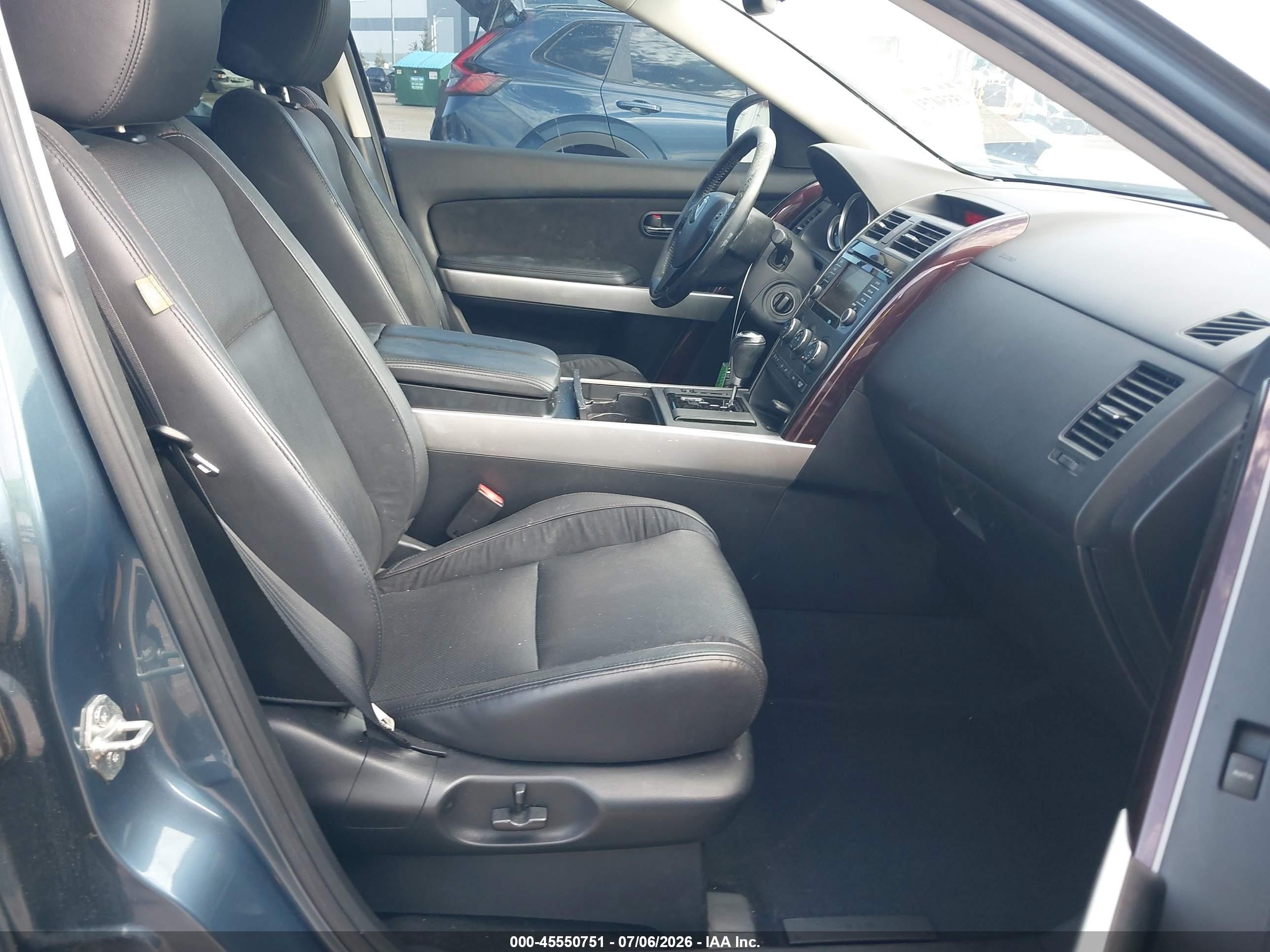 2015 Mazda Cx-9 Grand Touring Blue vin: JM3TB2DAXF0460353
