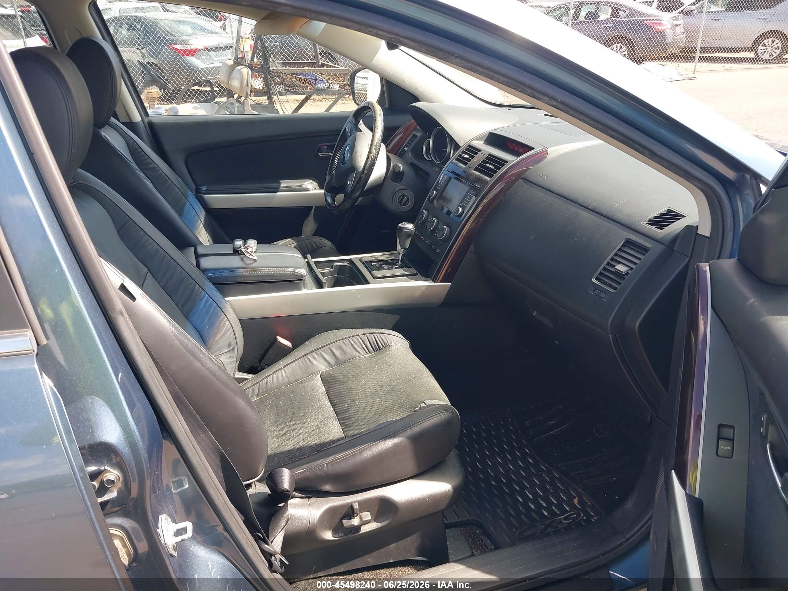 2014 Mazda Cx-9 Grand Touring Blue vin: JM3TB2DV0E0435172