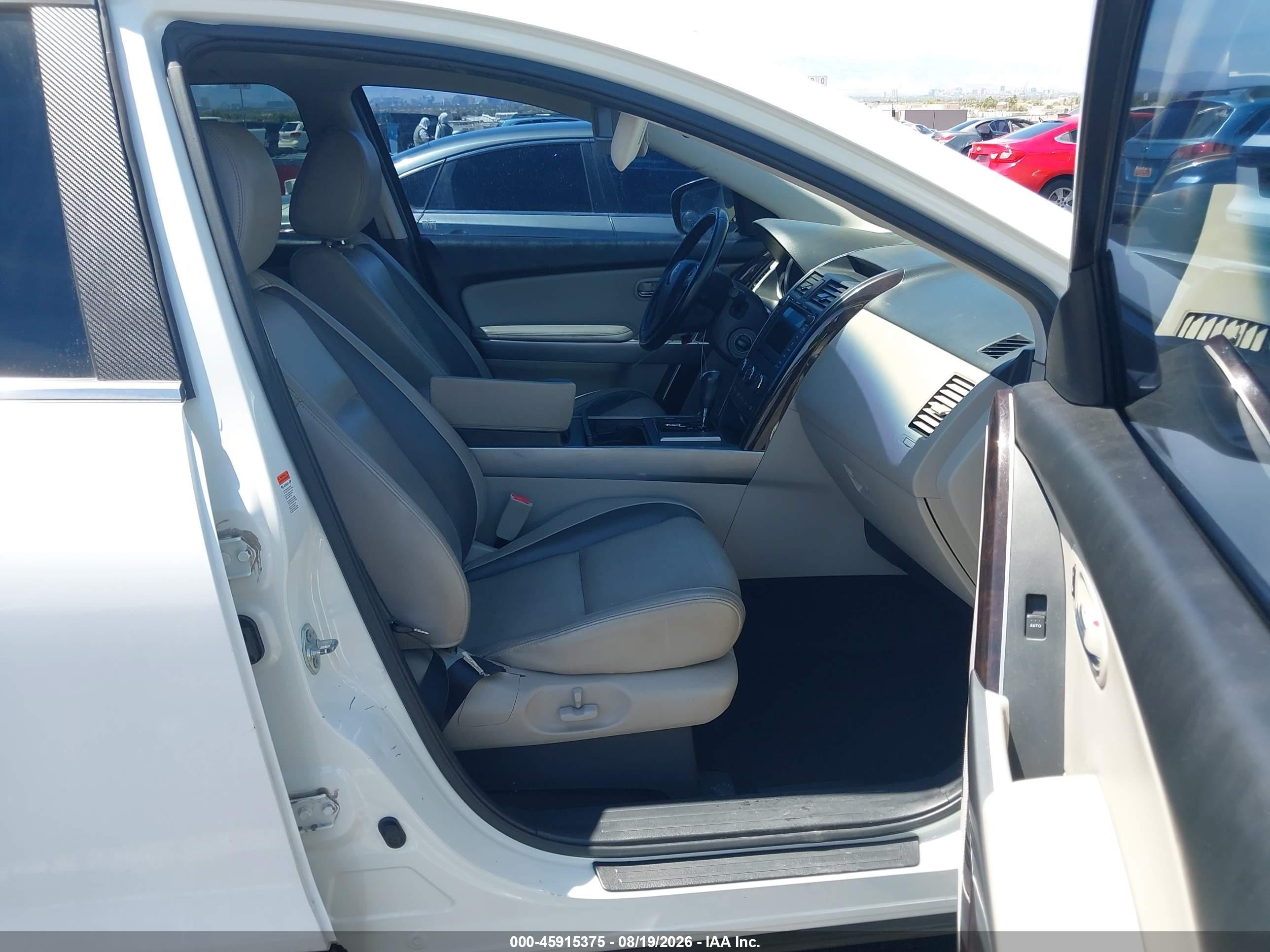 2011 Mazda Cx-9 Grand Touring White vin: JM3TB2DV1B0312489