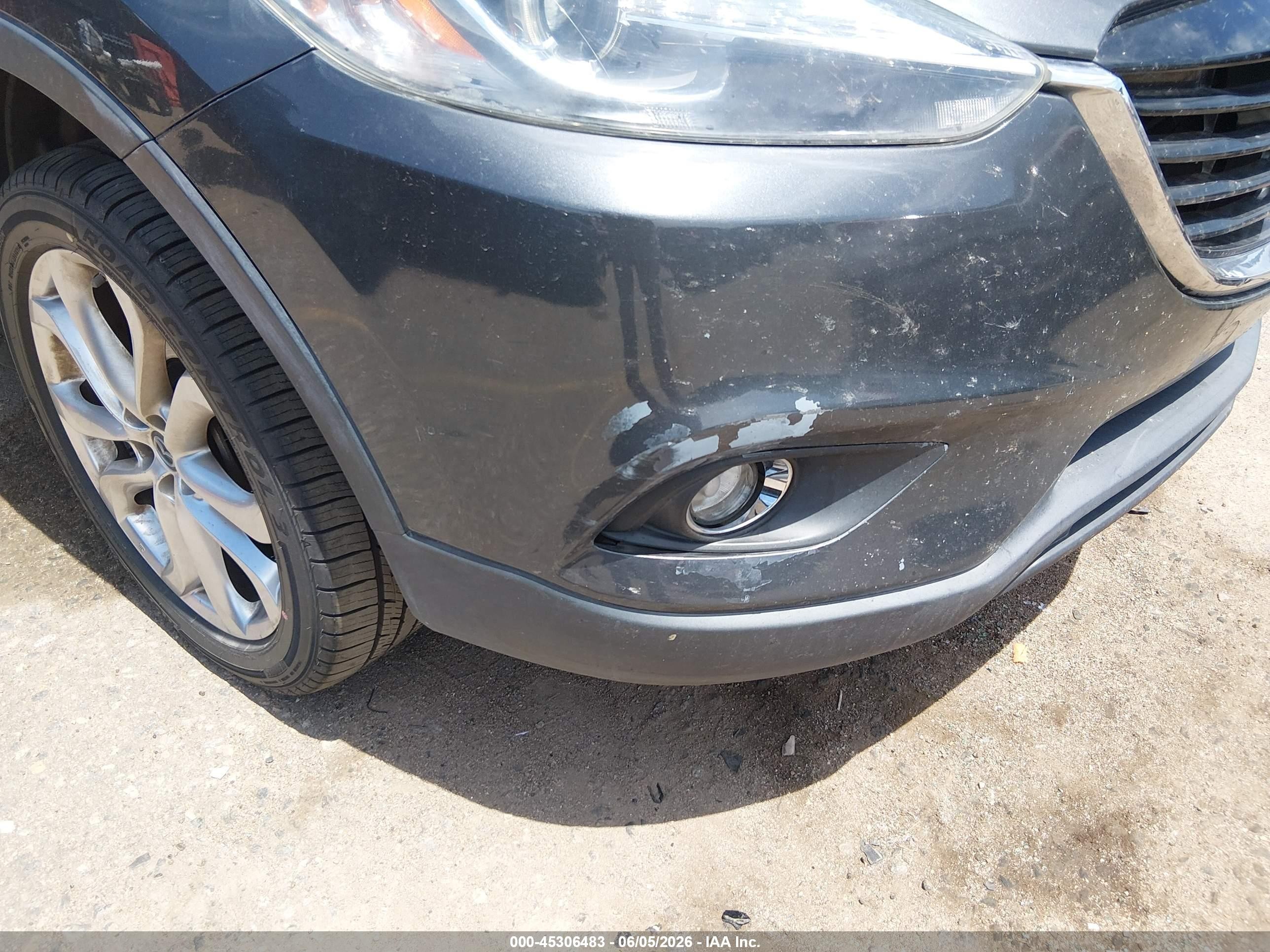 2013 Mazda Cx-9 Grand Touring Gray vin: JM3TB2DV1D0406133