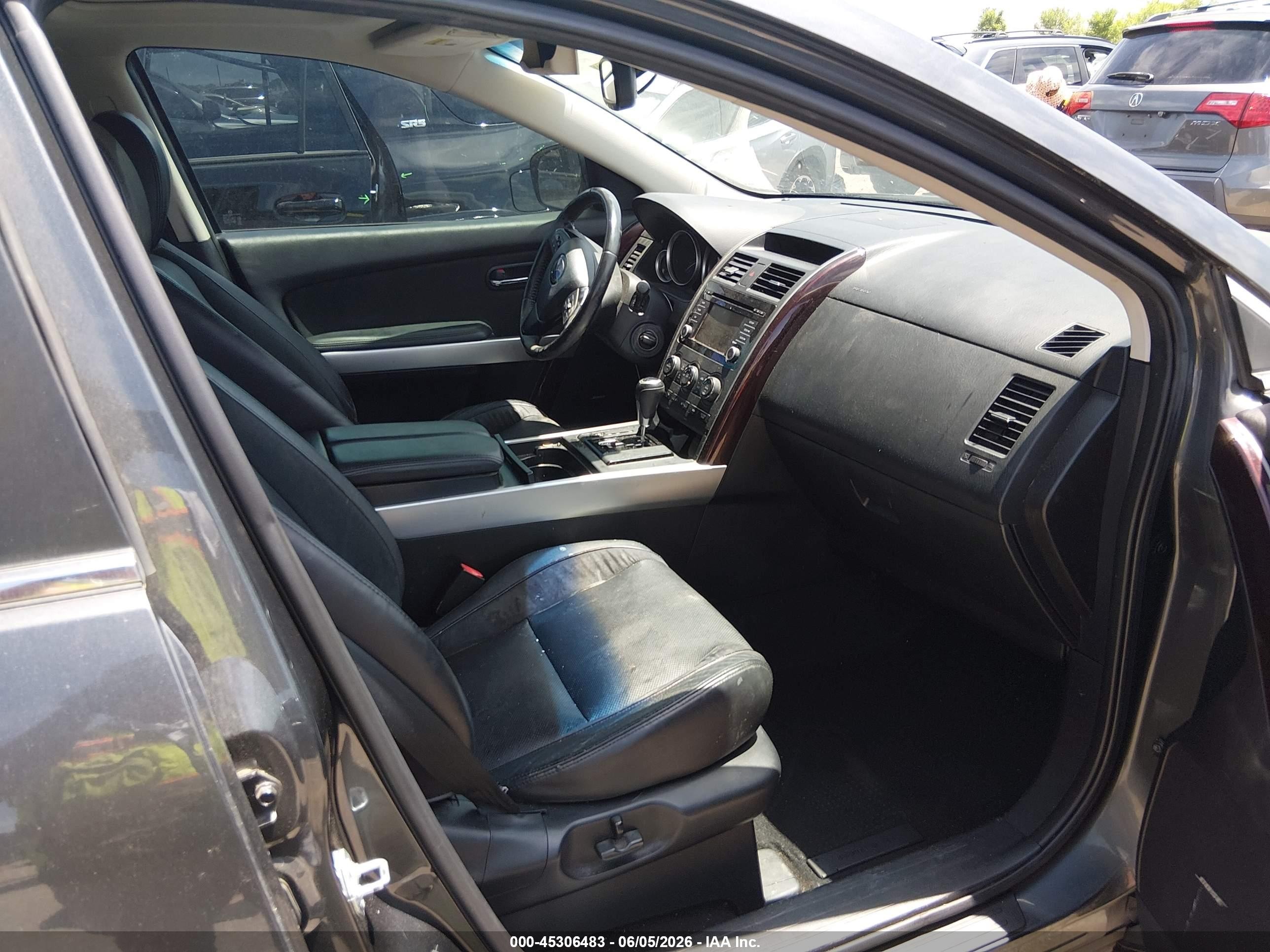 2013 Mazda Cx-9 Grand Touring Gray vin: JM3TB2DV1D0406133