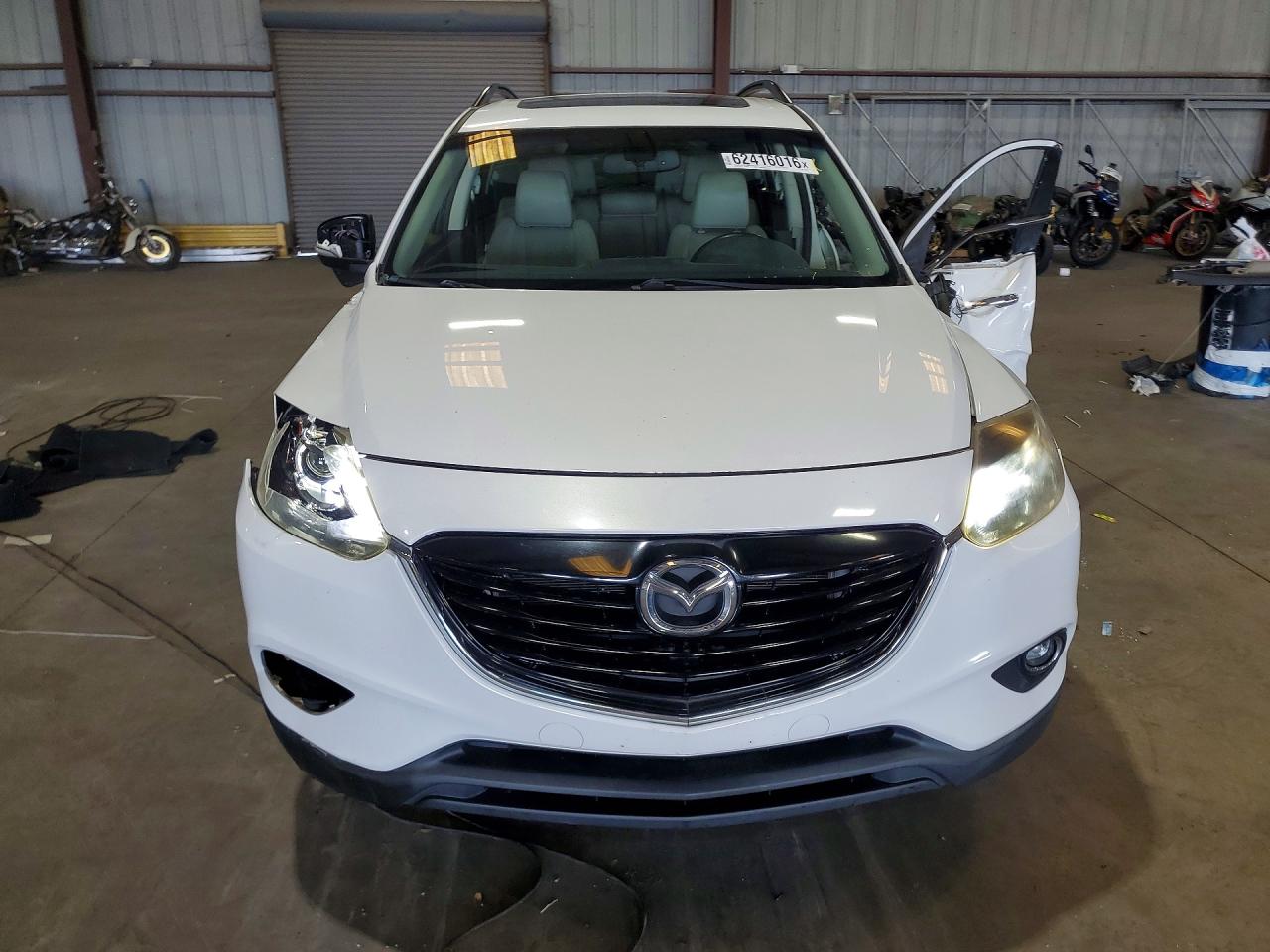 2014 Mazda Cx-9 Grand Touring White vin: JM3TB2DV1E0435567