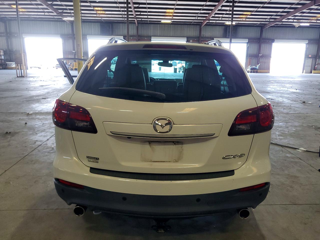 2014 Mazda Cx-9 Grand Touring White vin: JM3TB2DV1E0435567