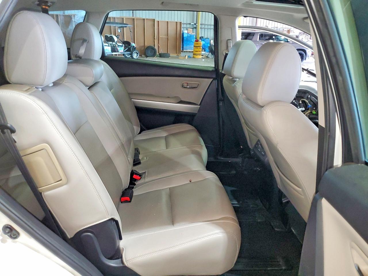 2014 Mazda Cx-9 Grand Touring White vin: JM3TB2DV1E0435567