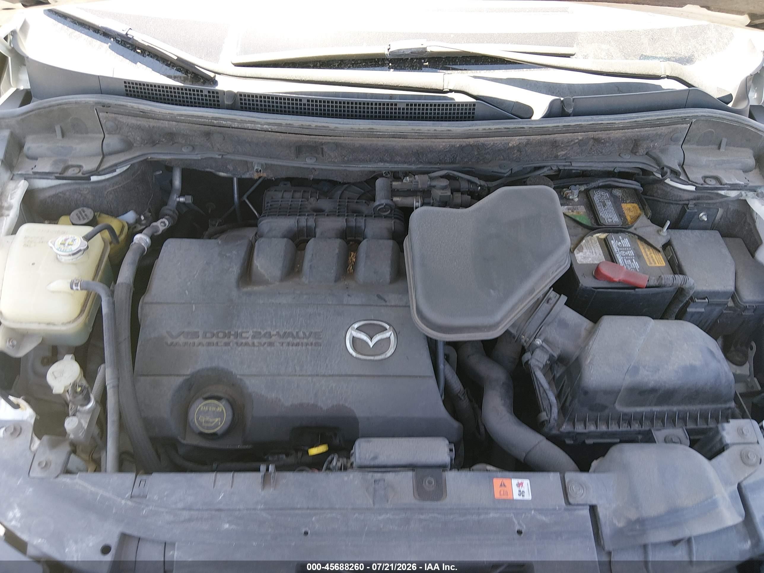 2012 Mazda Cx-9 Grand Touring White vin: JM3TB2DV3C0346113
