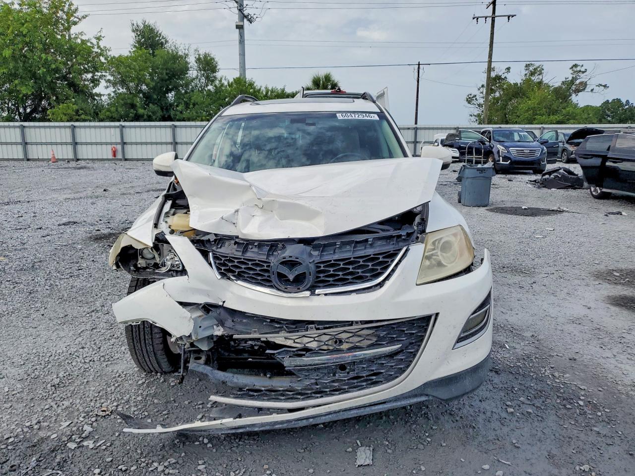 2012 Mazda Cx-9 White vin: JM3TB2DV4C0366175