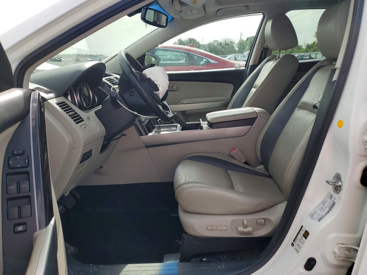 2012 Mazda Cx-9 White vin: JM3TB2DV4C0366175