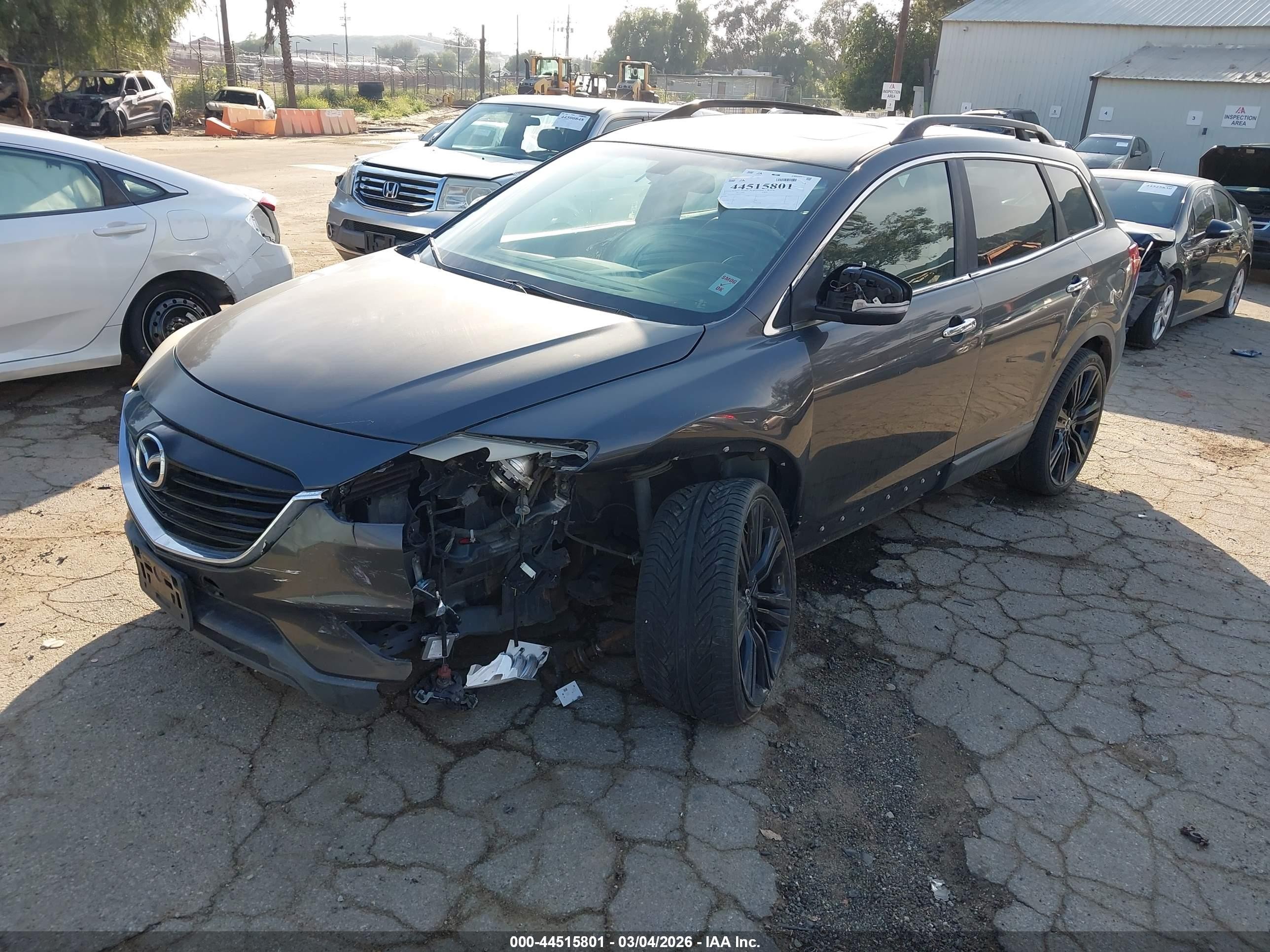 2013 Mazda Cx-9 Grand Touring Серый vin: JM3TB2DV6D0417080