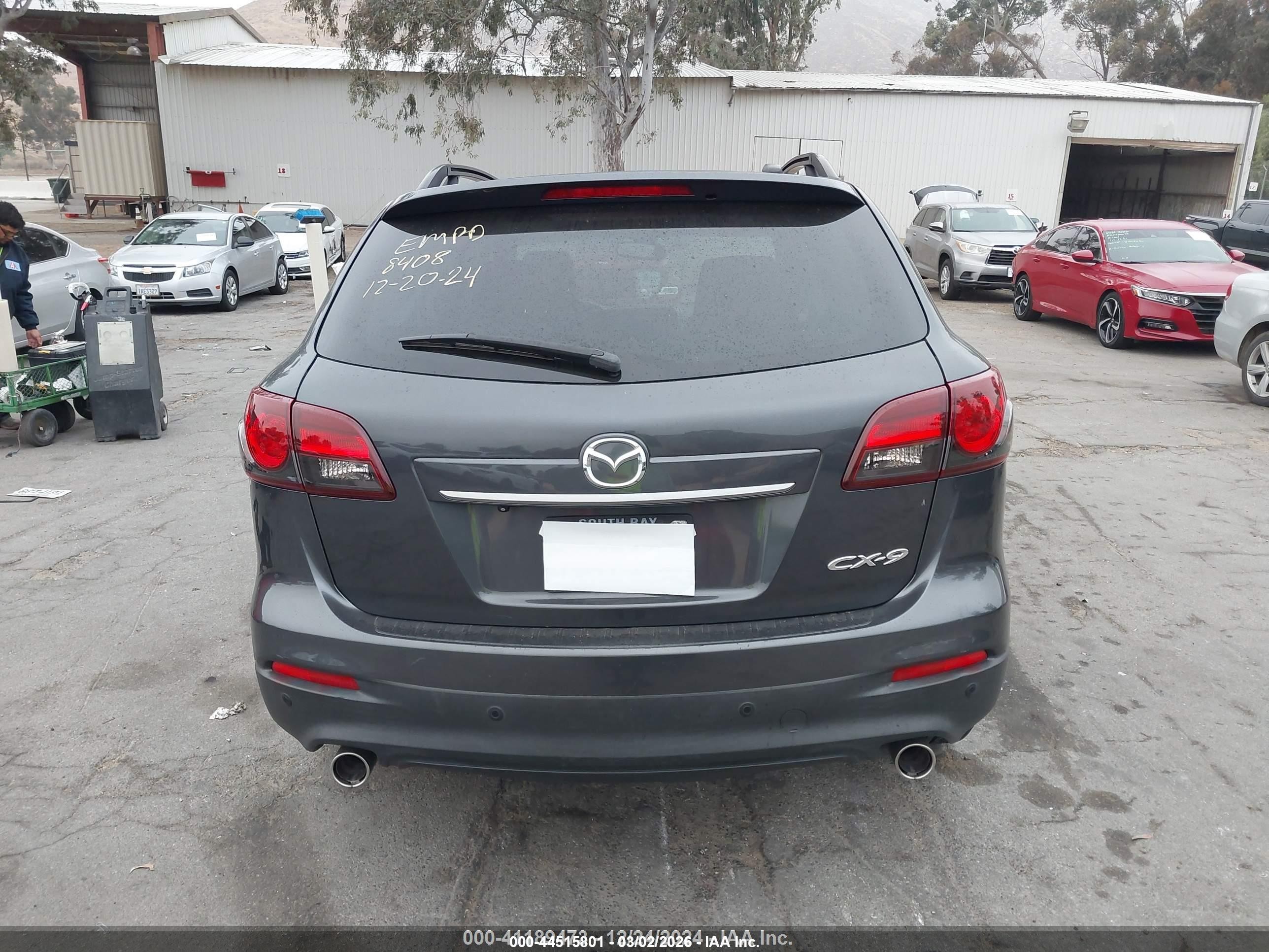 2013 Mazda Cx-9 Grand Touring Серый vin: JM3TB2DV6D0417080