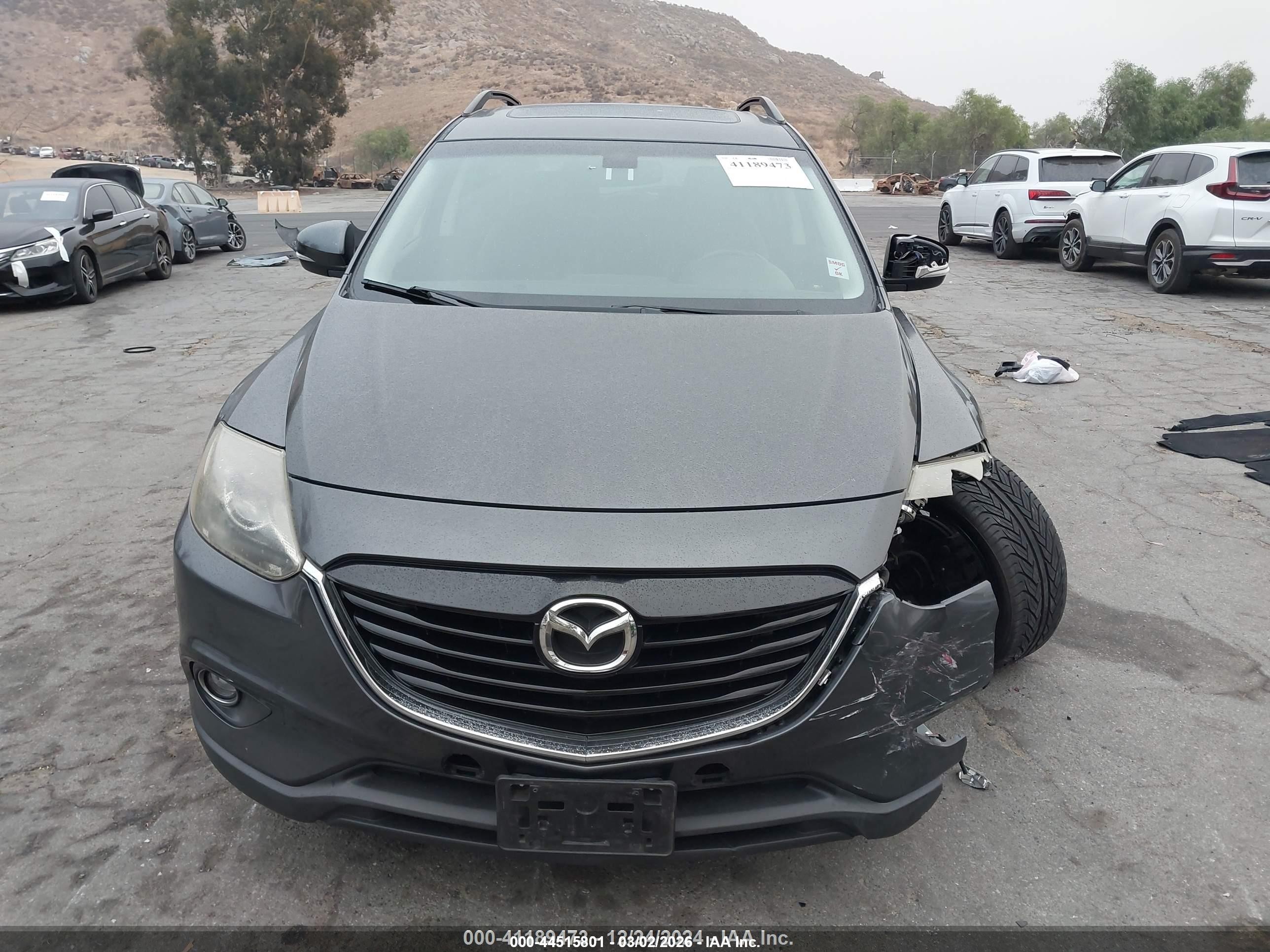 2013 Mazda Cx-9 Grand Touring Серый vin: JM3TB2DV6D0417080