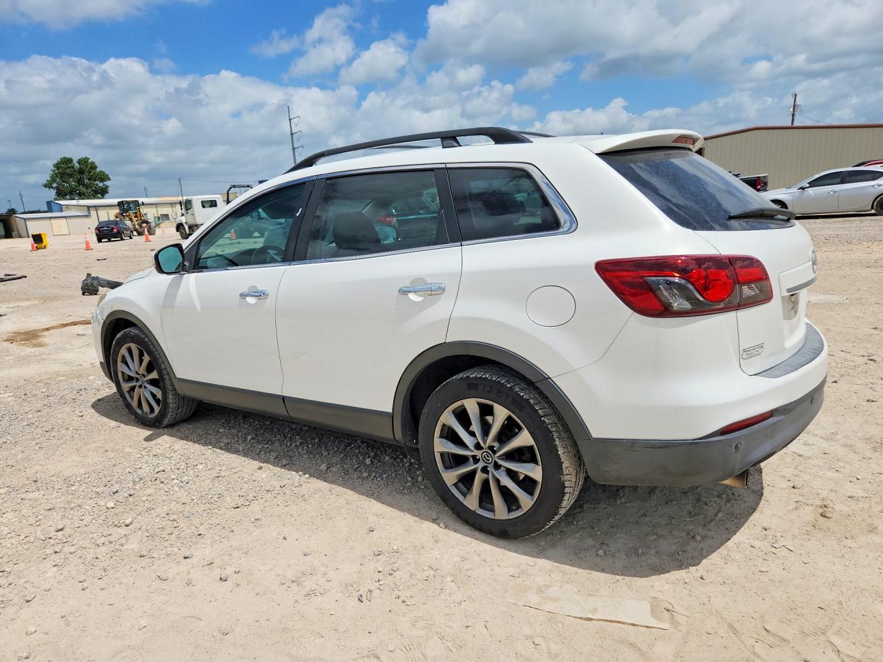 2015 Mazda Cx-9 Grand Touring White vin: JM3TB2DV6F0458022