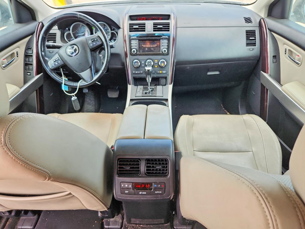 2015 Mazda Cx-9 Grand Touring White vin: JM3TB2DV6F0458022