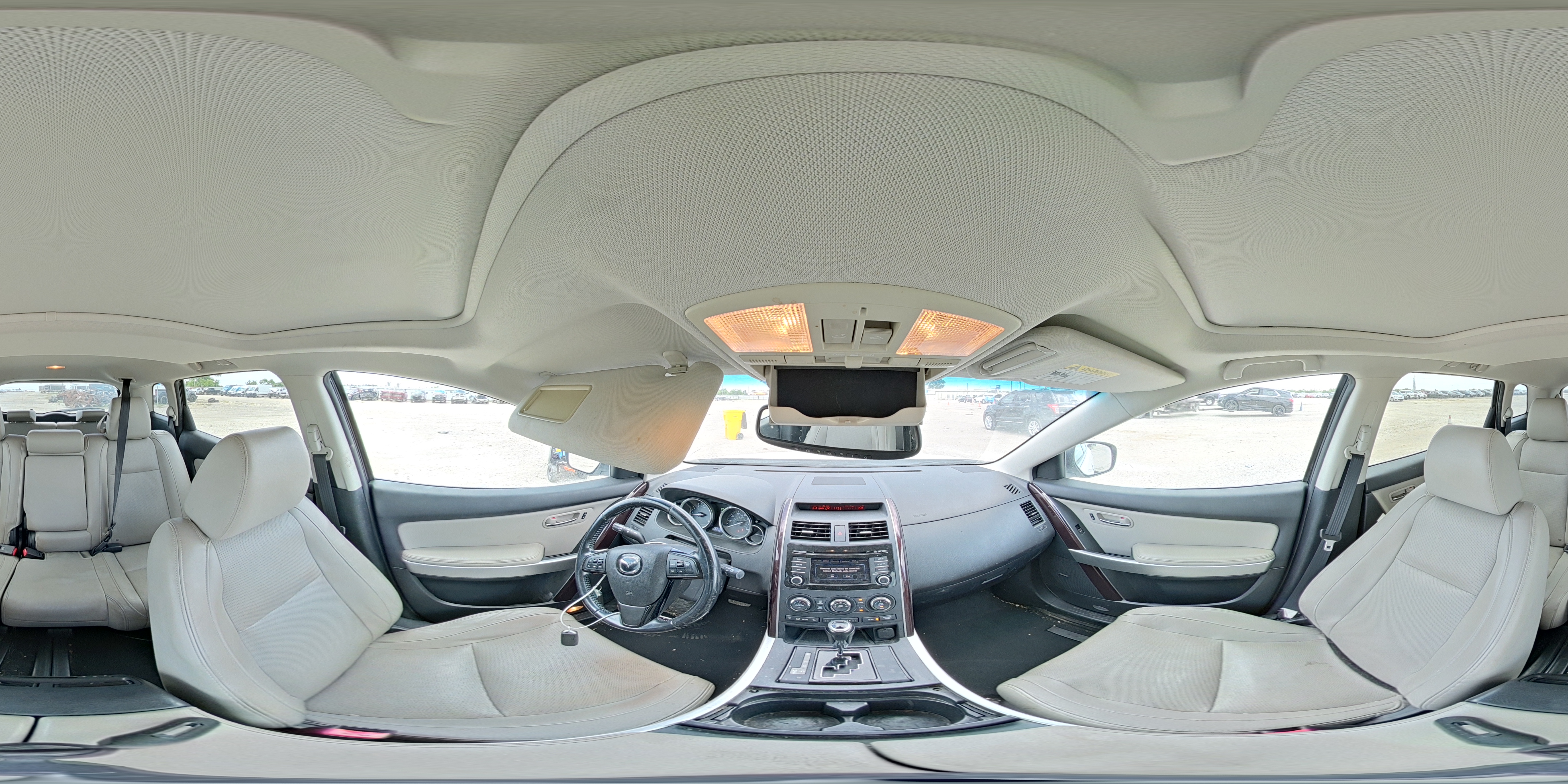 2015 Mazda Cx-9 Grand Touring White vin: JM3TB2DV6F0458022