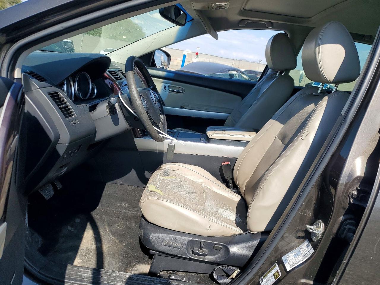 2015 Mazda Cx-9 Grand Touring Gray vin: JM3TB2DV7F0447255