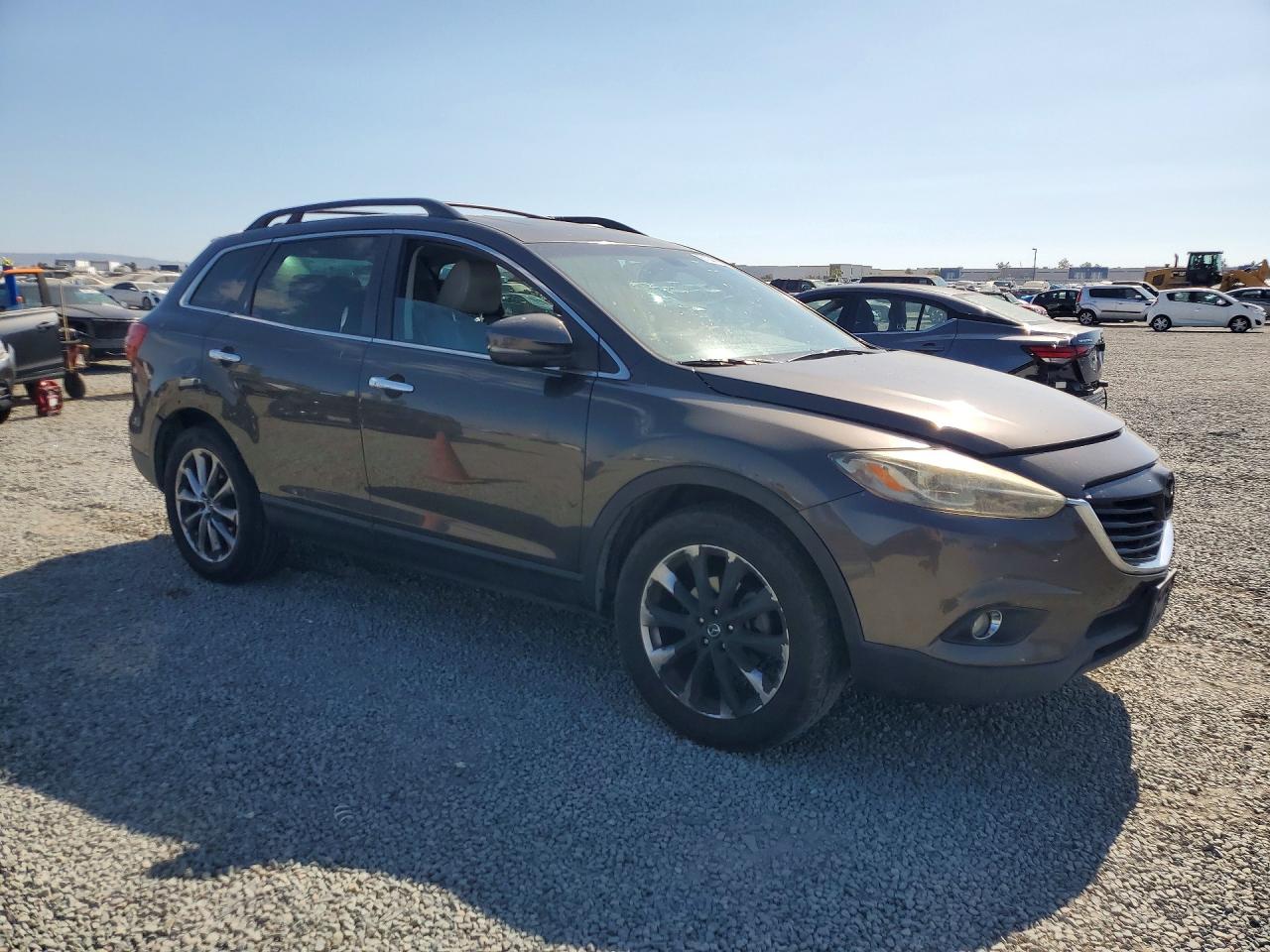2015 Mazda Cx-9 Grand Touring Gray vin: JM3TB2DV7F0447255